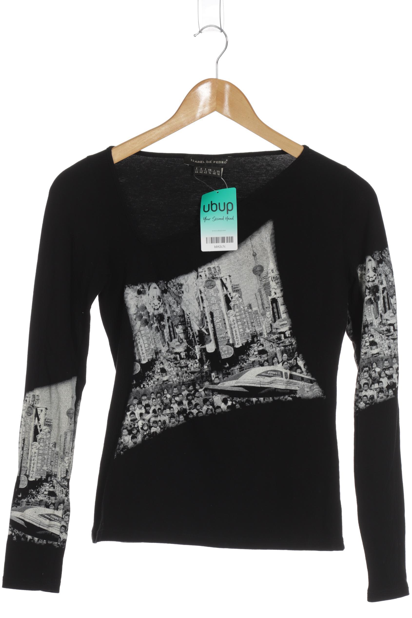 

Isabel de Pedro Damen Langarmshirt, schwarz, Gr. 42