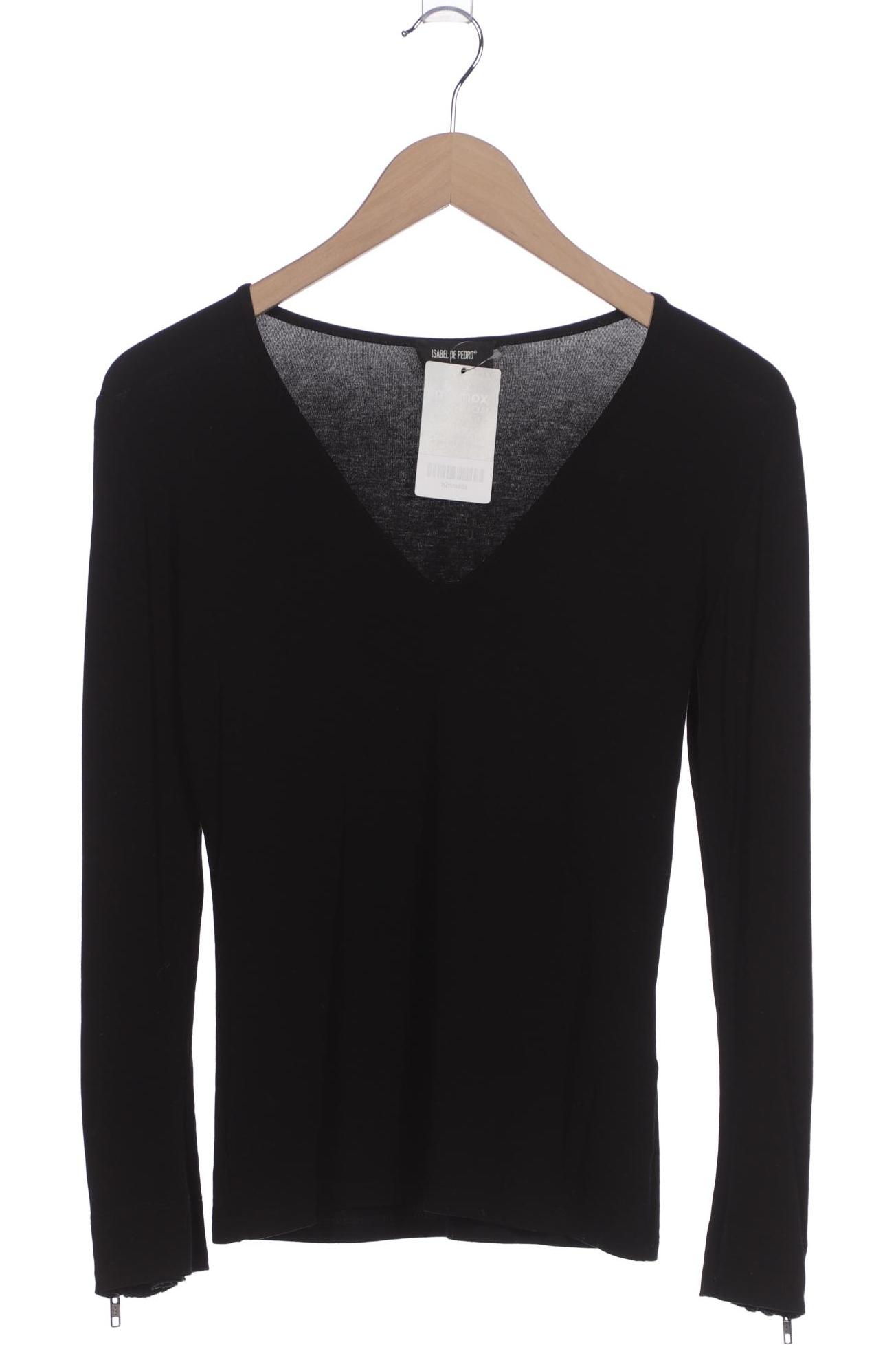 

Isabel de Pedro Damen Langarmshirt, schwarz, Gr. 34