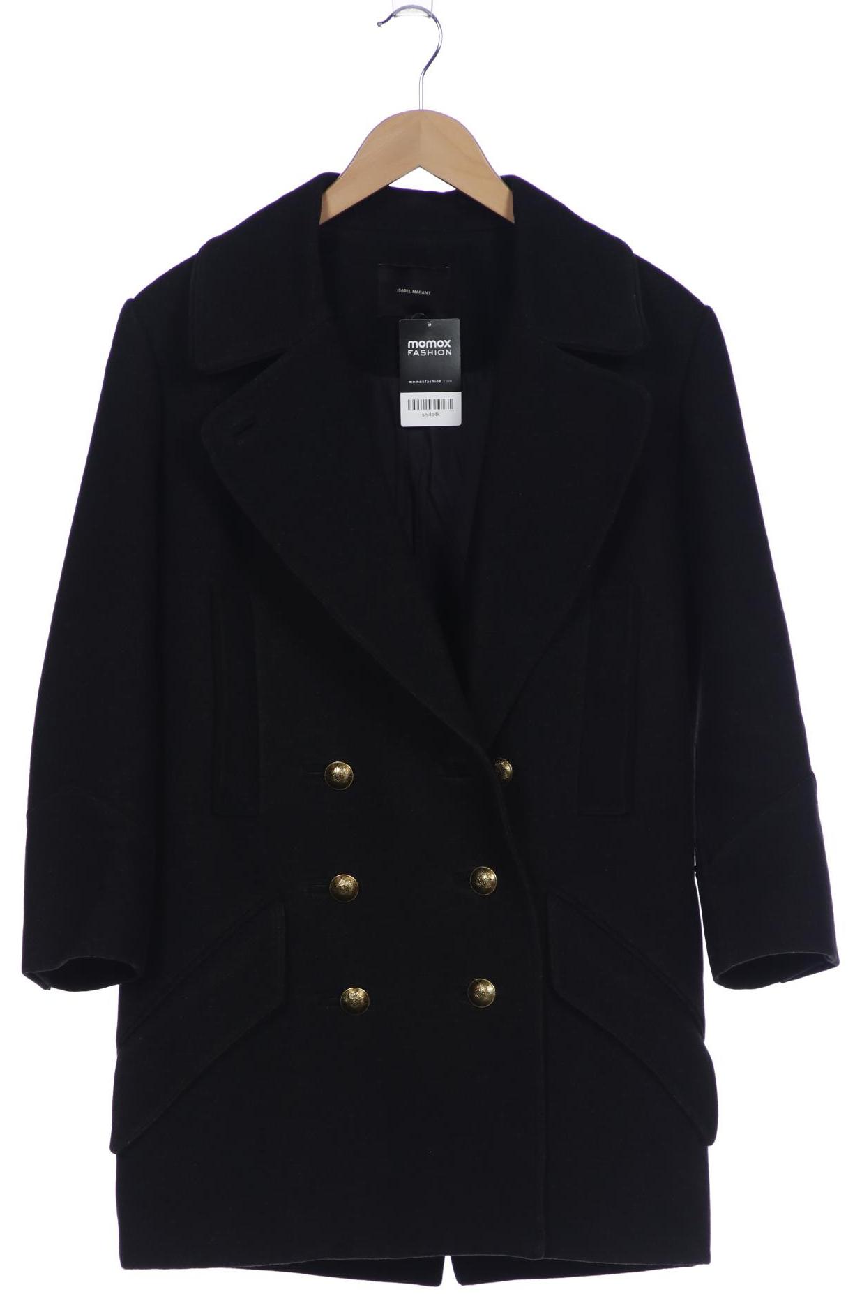 

Isabel Marant Damen Mantel, schwarz, Gr. 38