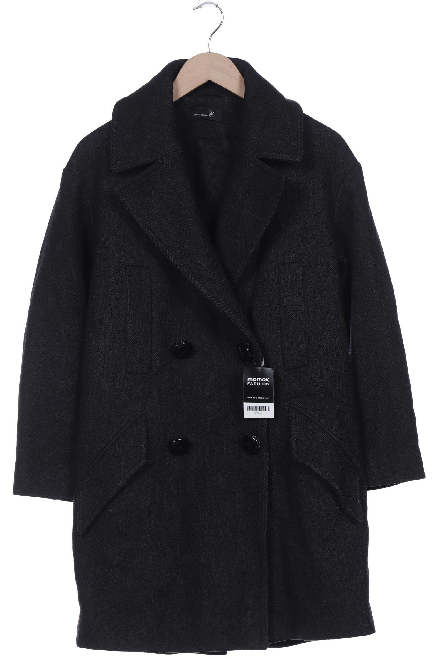 

Isabel Marant Damen Mantel, schwarz, Gr. 40