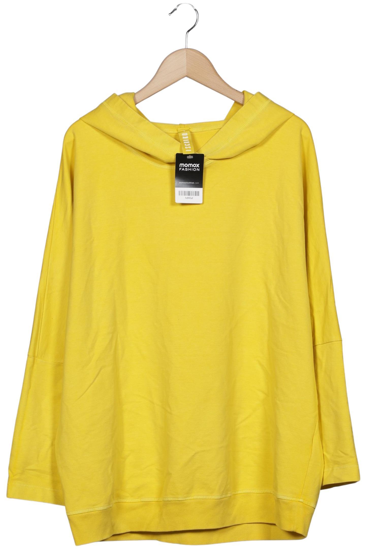

Ischiko Damen Kapuzenpullover, gelb, Gr. 38