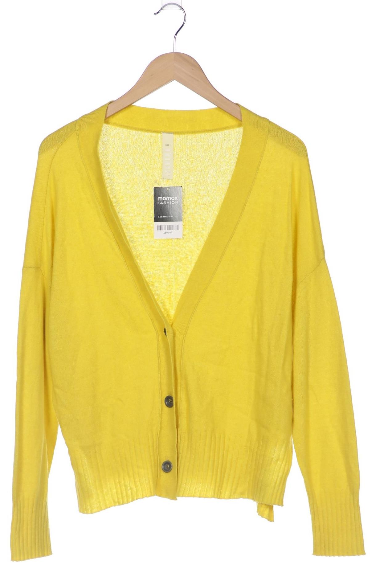 

Ischiko Damen Strickjacke, gelb, Gr. 38