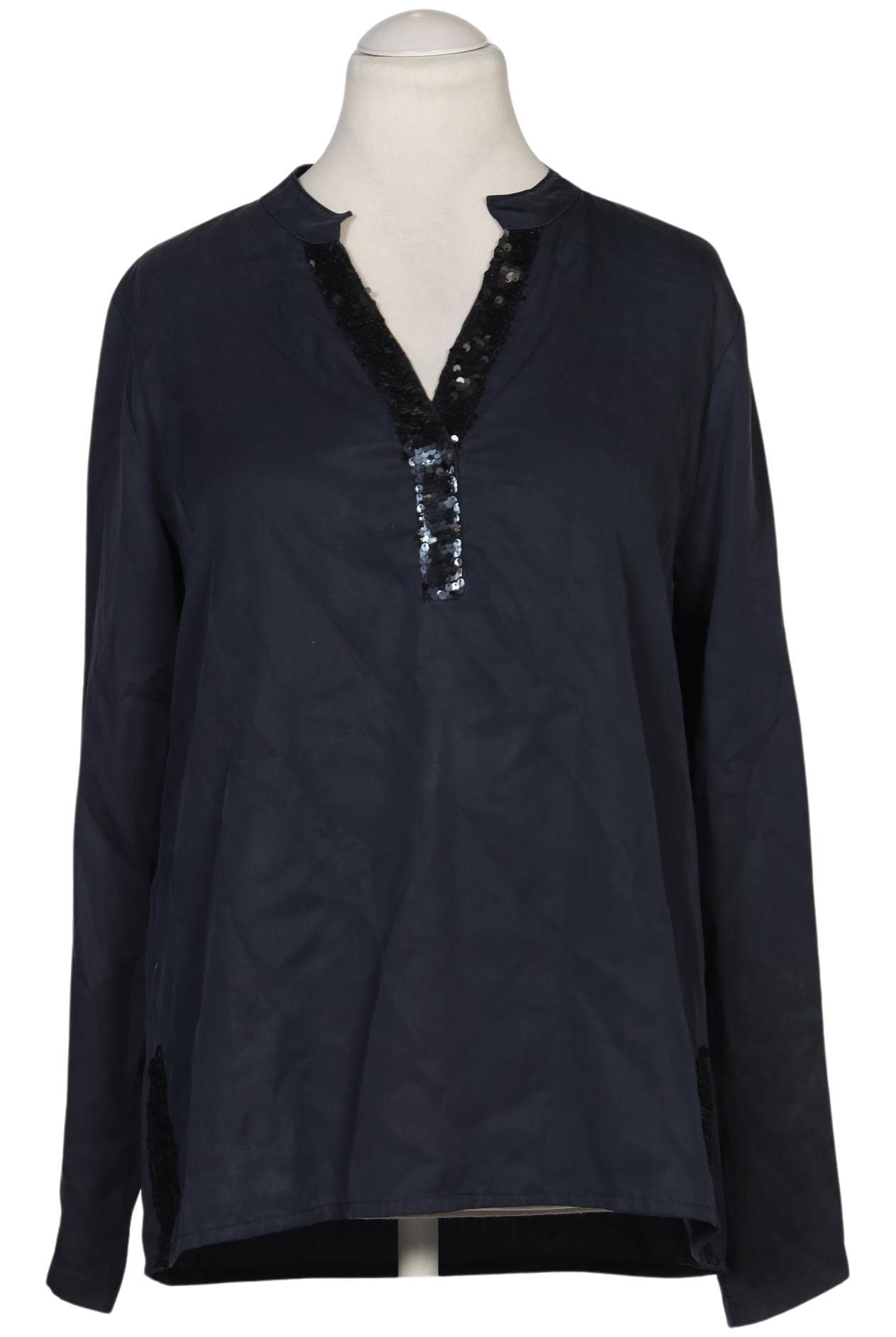 

iSILK Damen Bluse, marineblau, Gr. 44