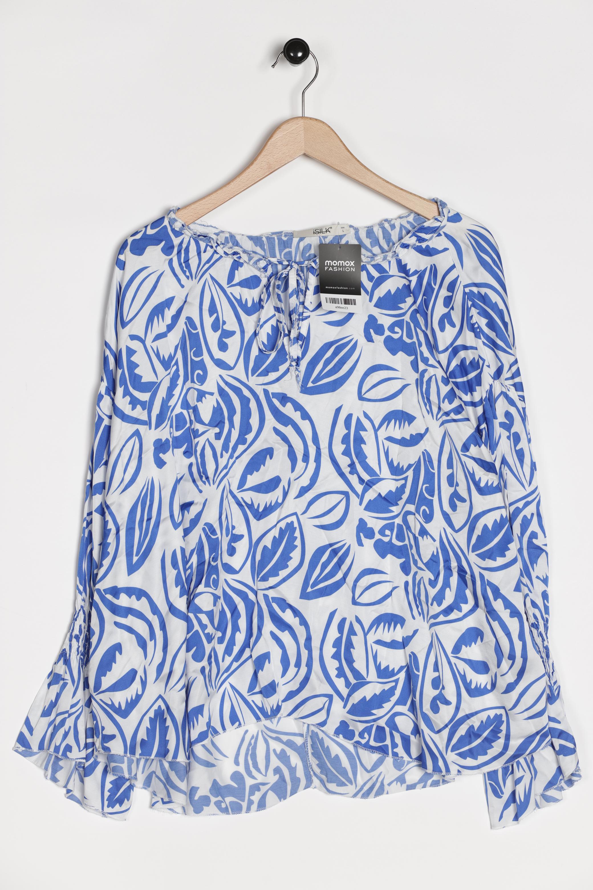 

iSILK Damen Bluse, blau, Gr. 42