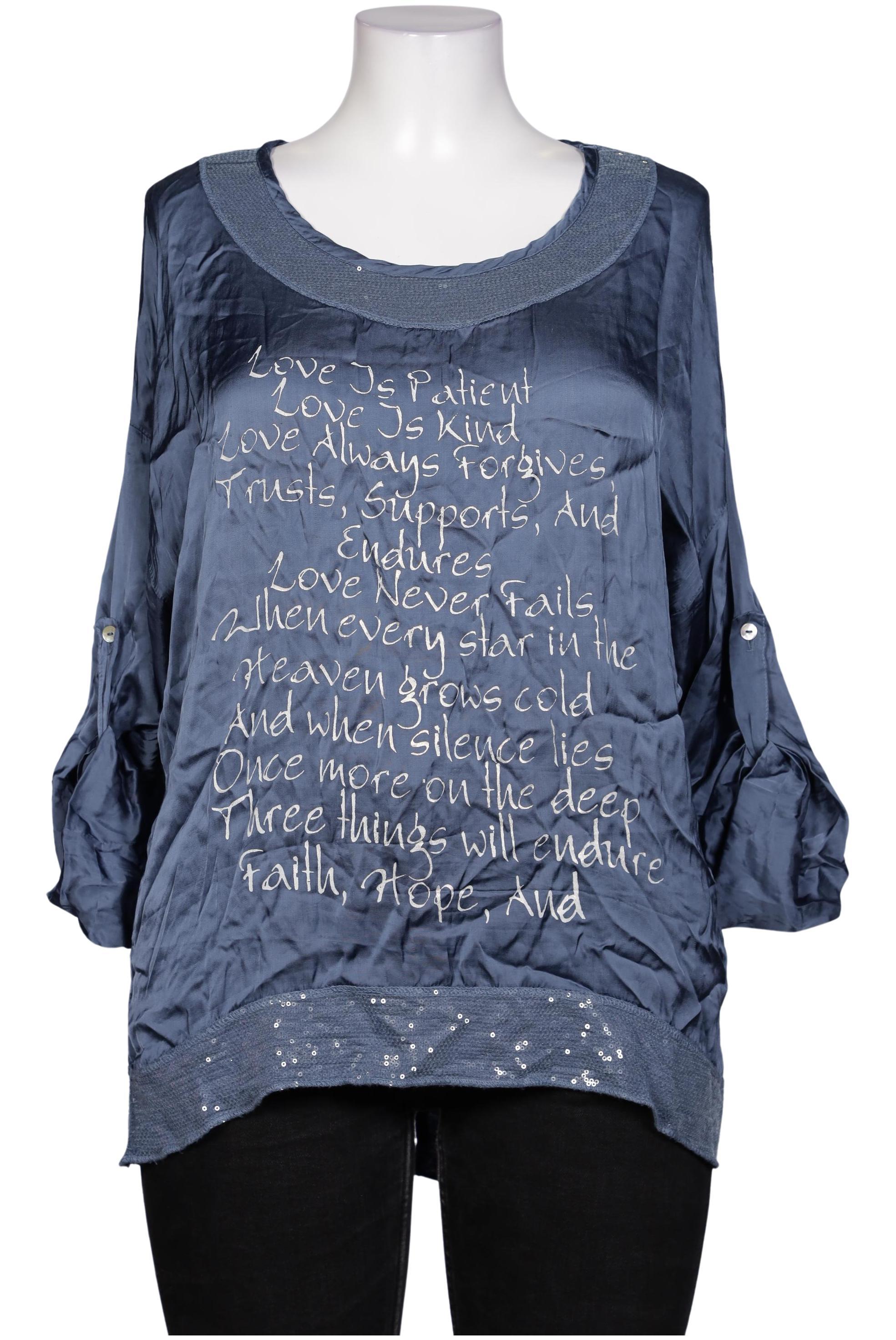 

iSILK Damen Bluse, blau, Gr. 44