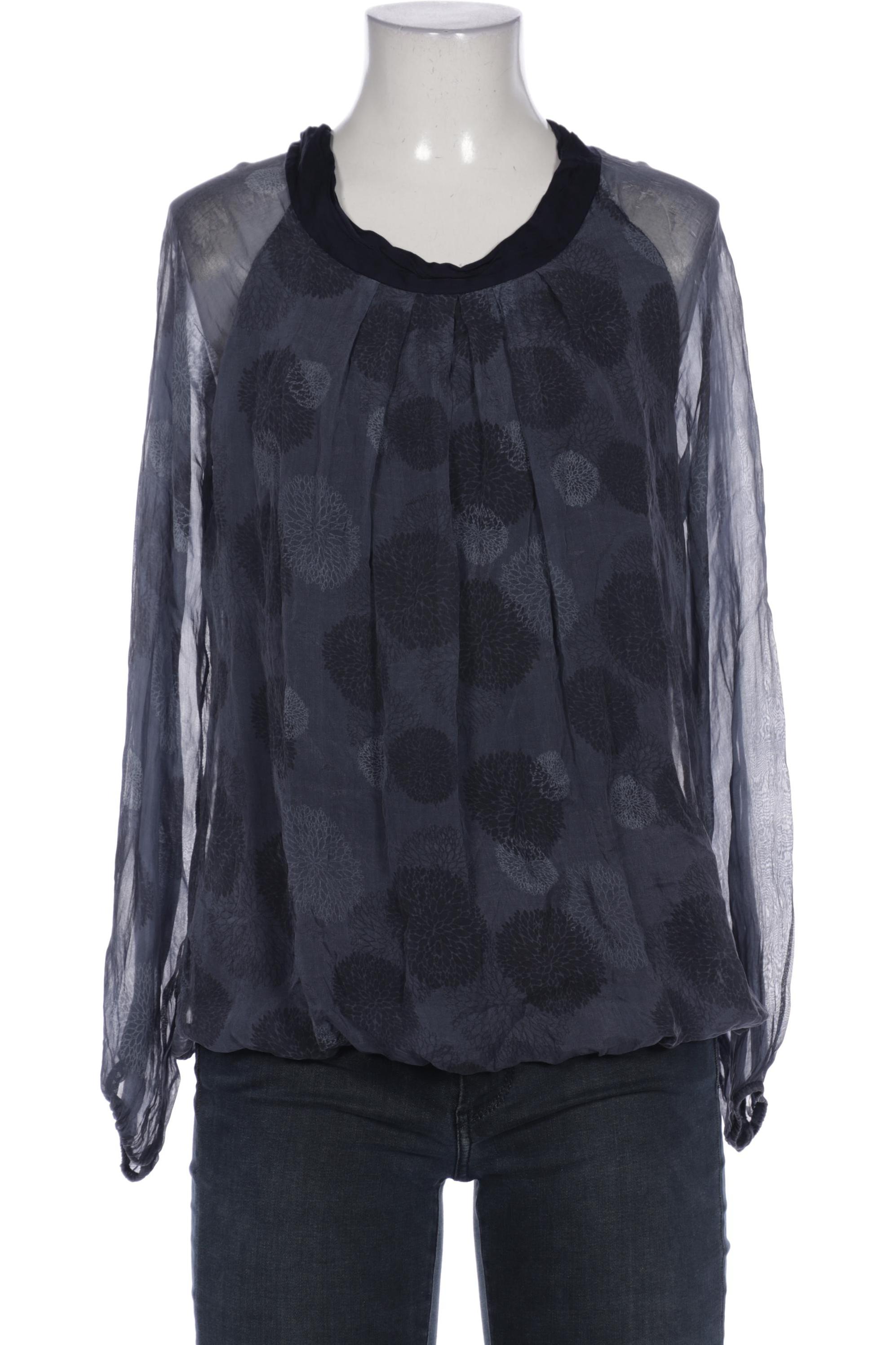 

iSILK Damen Bluse, marineblau, Gr. 36