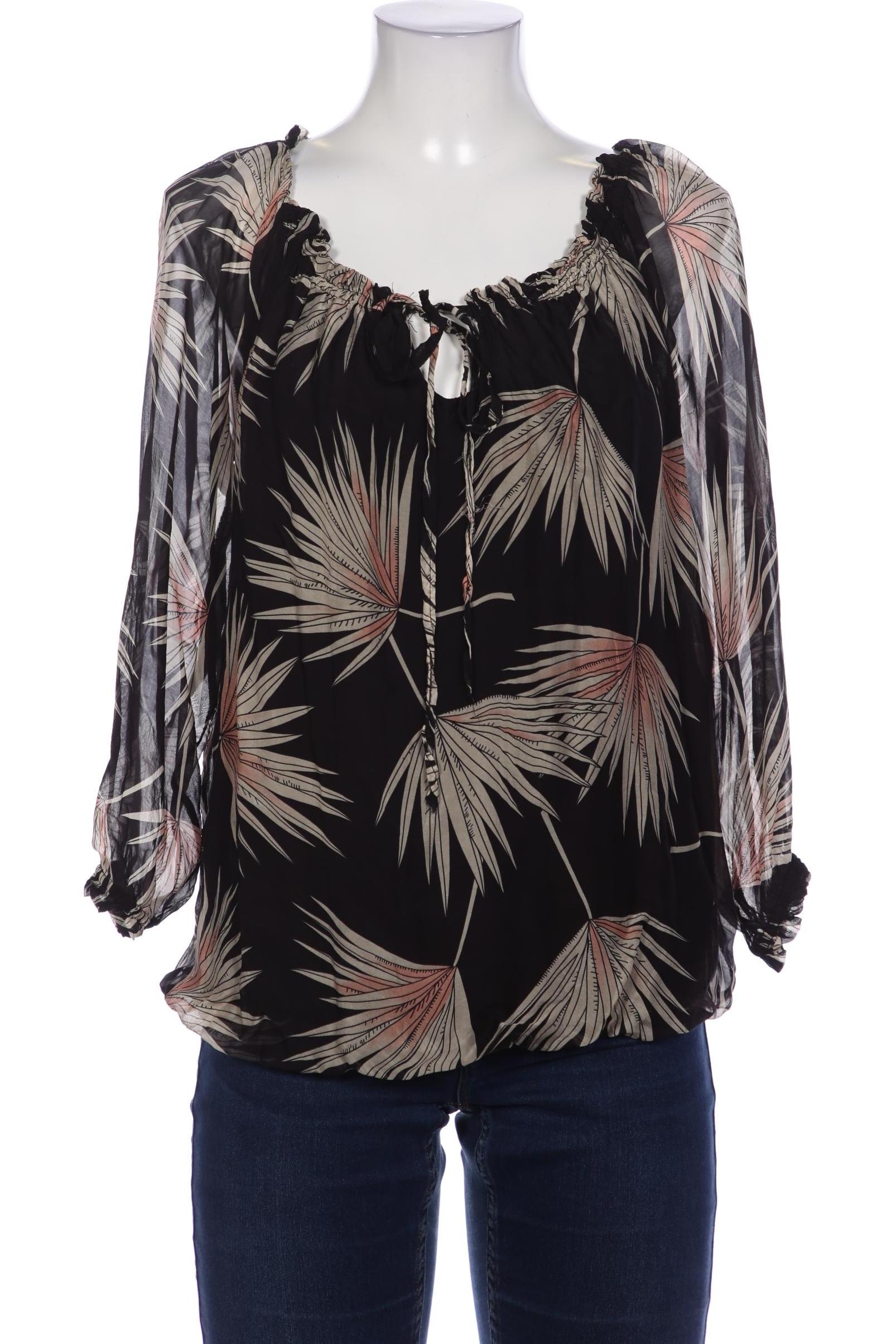 

iSILK Damen Bluse, schwarz, Gr. 38