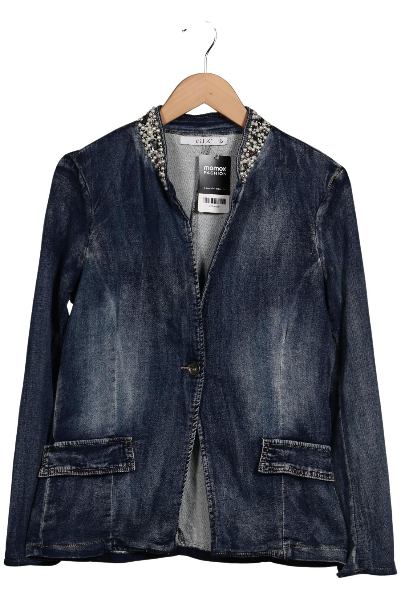 

iSILK Damen Jacke, blau, Gr. 38