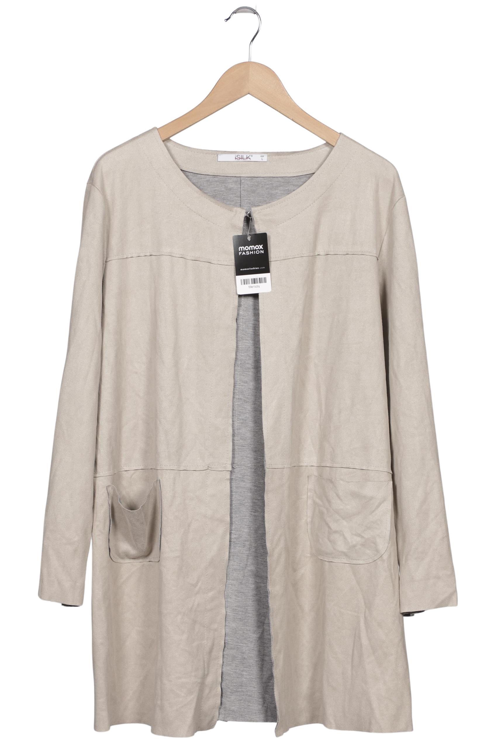 

iSILK Damen Jacke, beige, Gr. 42