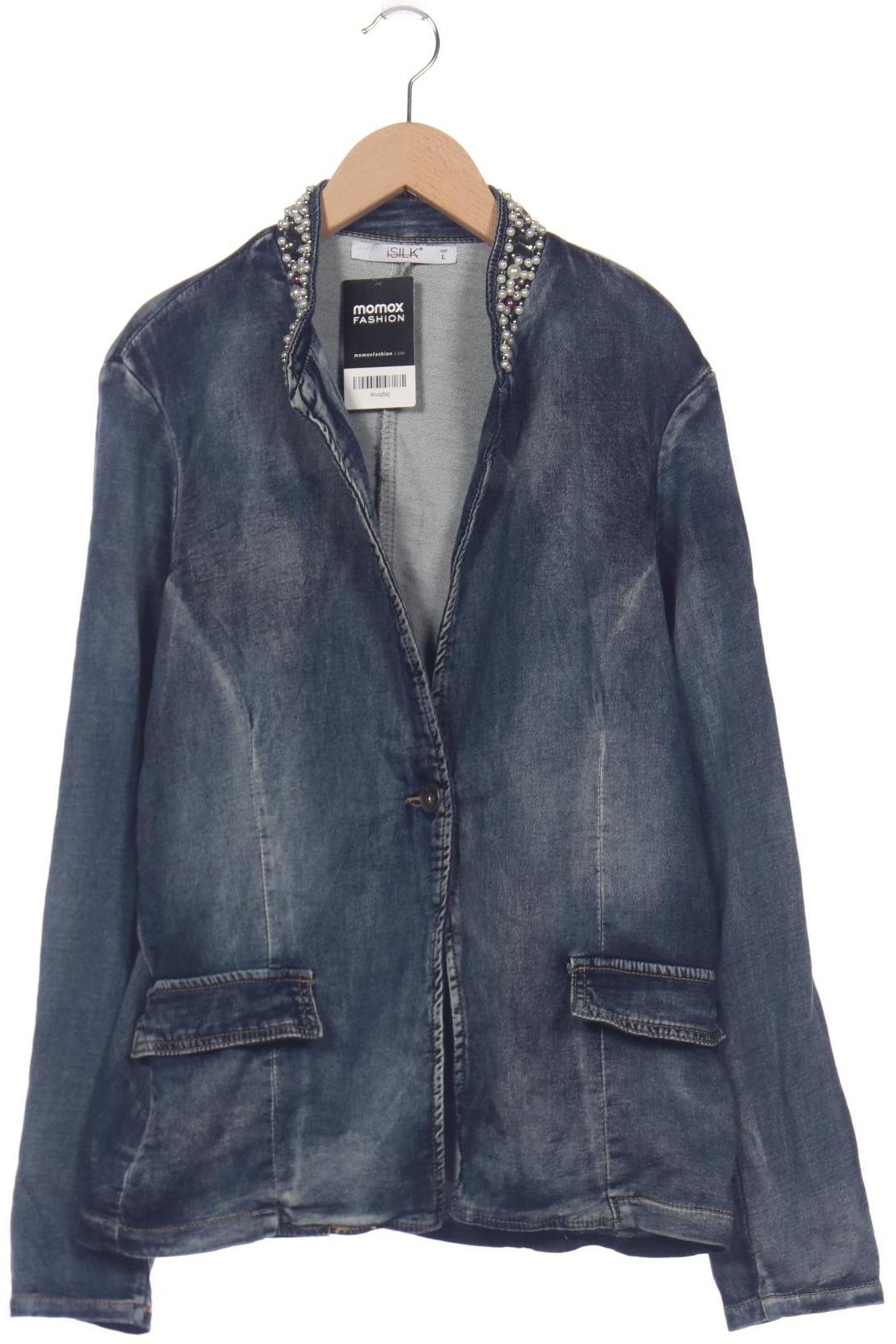 Thumbnail - iSILK Damen Jacke, blau, Gr. 42