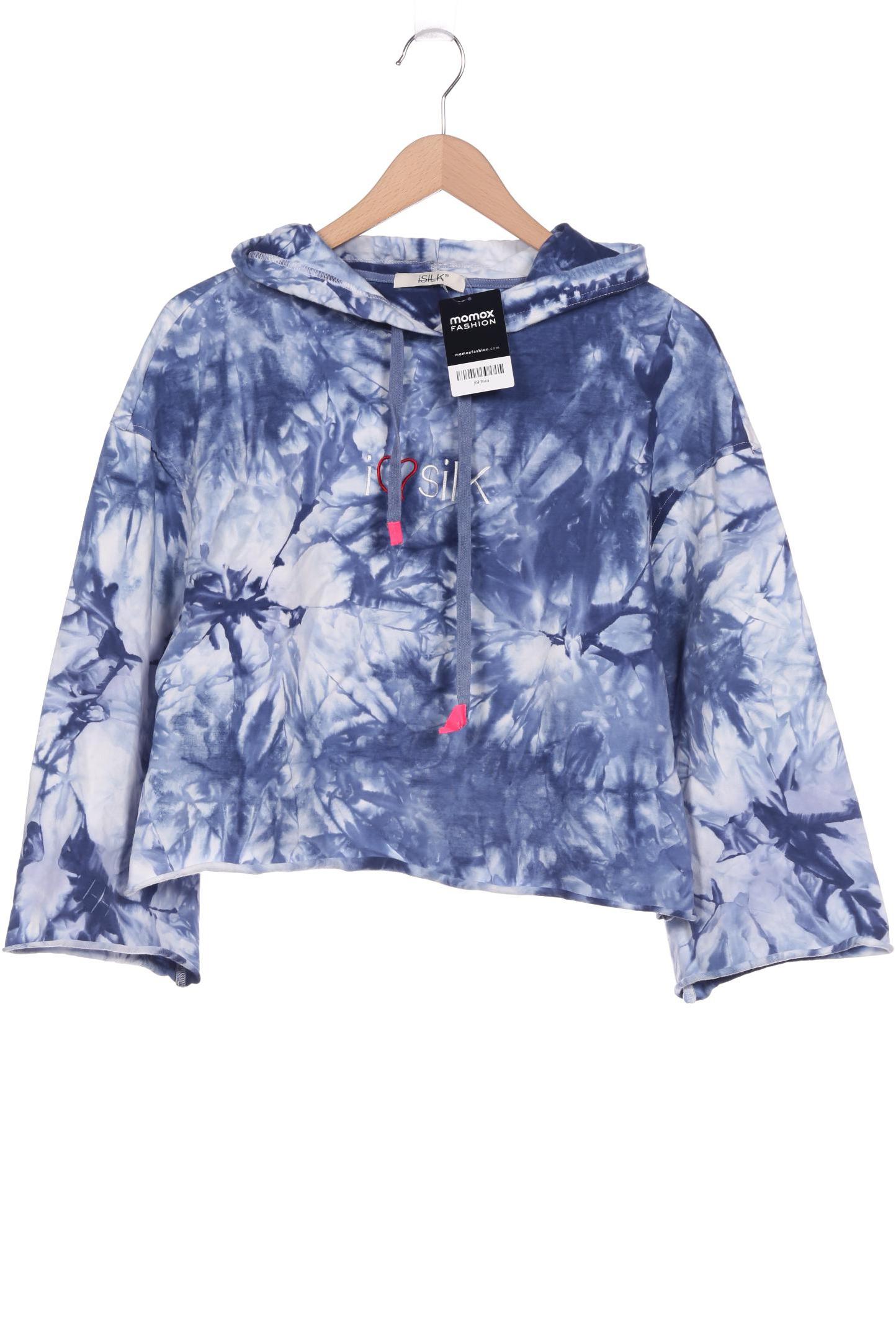 

iSILK Damen Kapuzenpullover, blau, Gr. 38