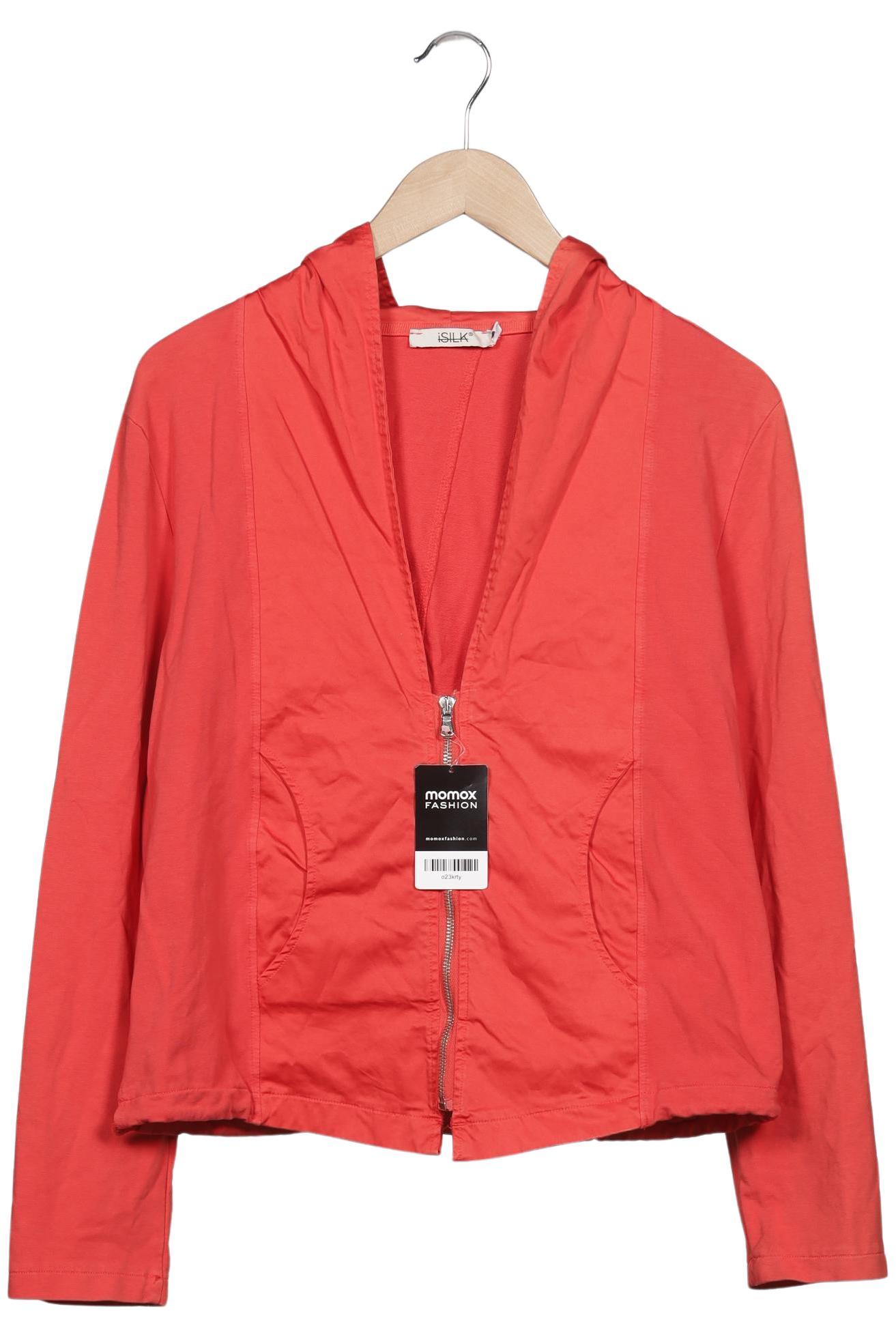 

iSILK Damen Kapuzenpullover, rot, Gr. 44