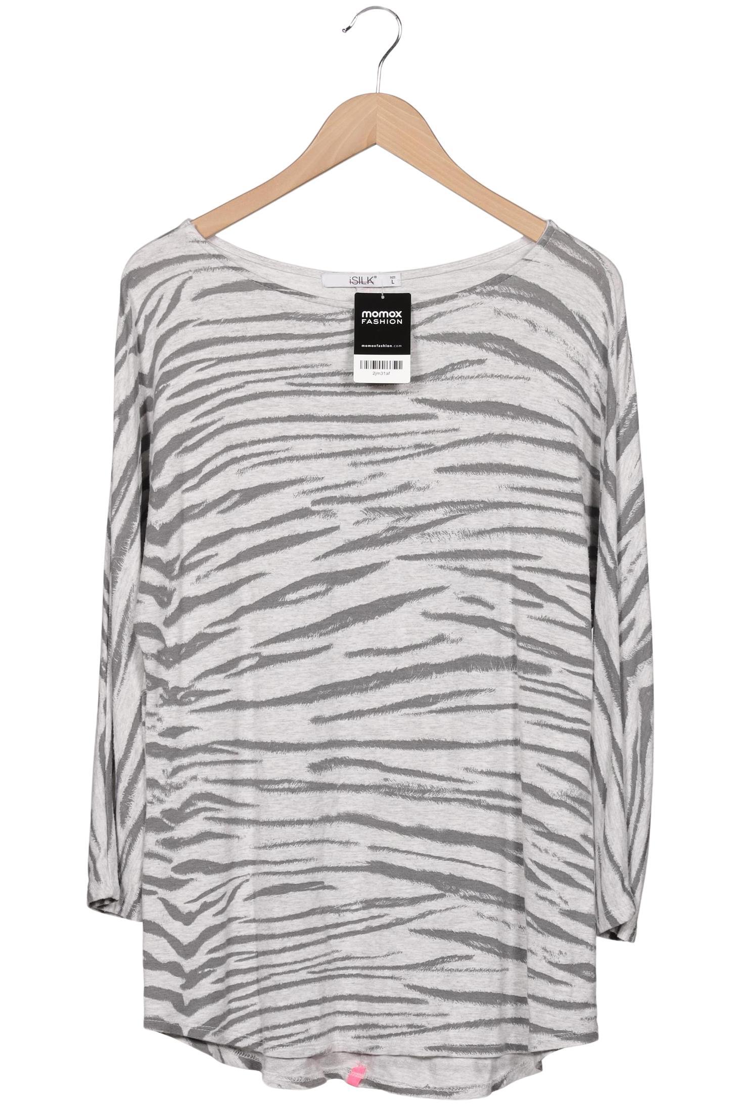 

iSILK Damen Langarmshirt, grau, Gr. 42