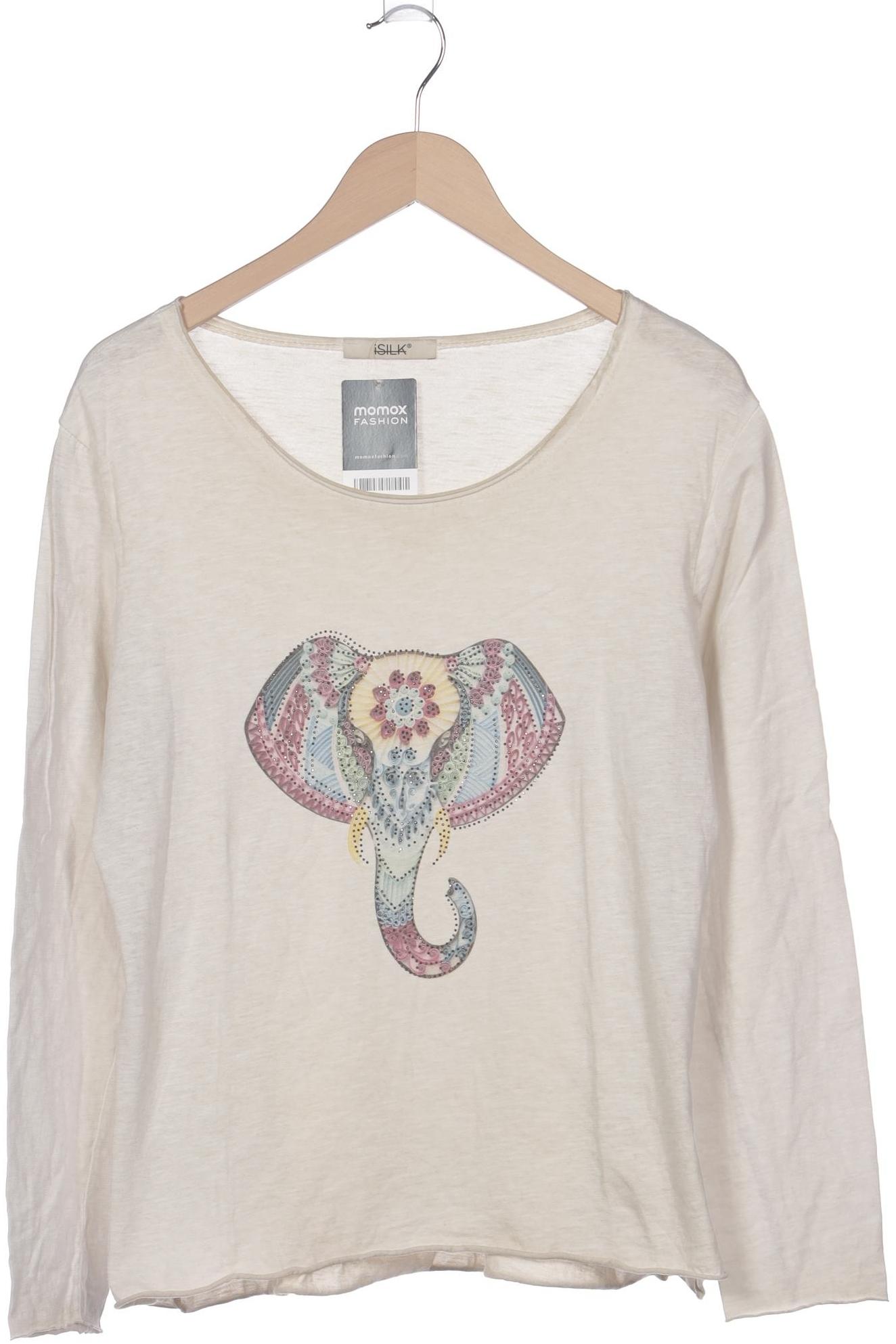 

iSILK Damen Langarmshirt, beige, Gr. 42