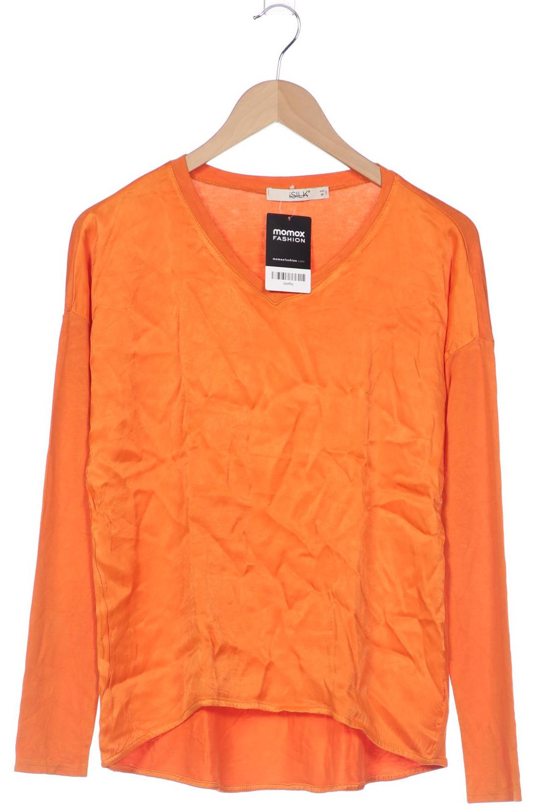 

iSILK Damen Langarmshirt, orange, Gr. 38
