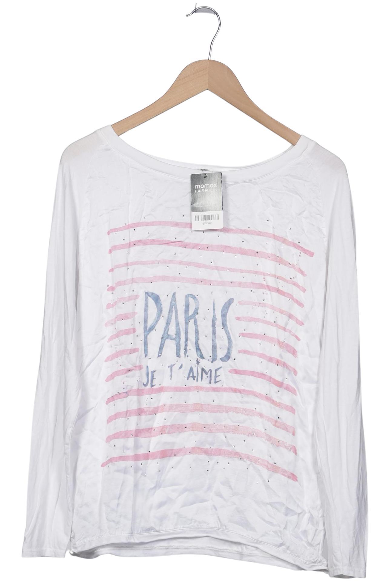

iSILK Damen Langarmshirt, weiß, Gr. 42