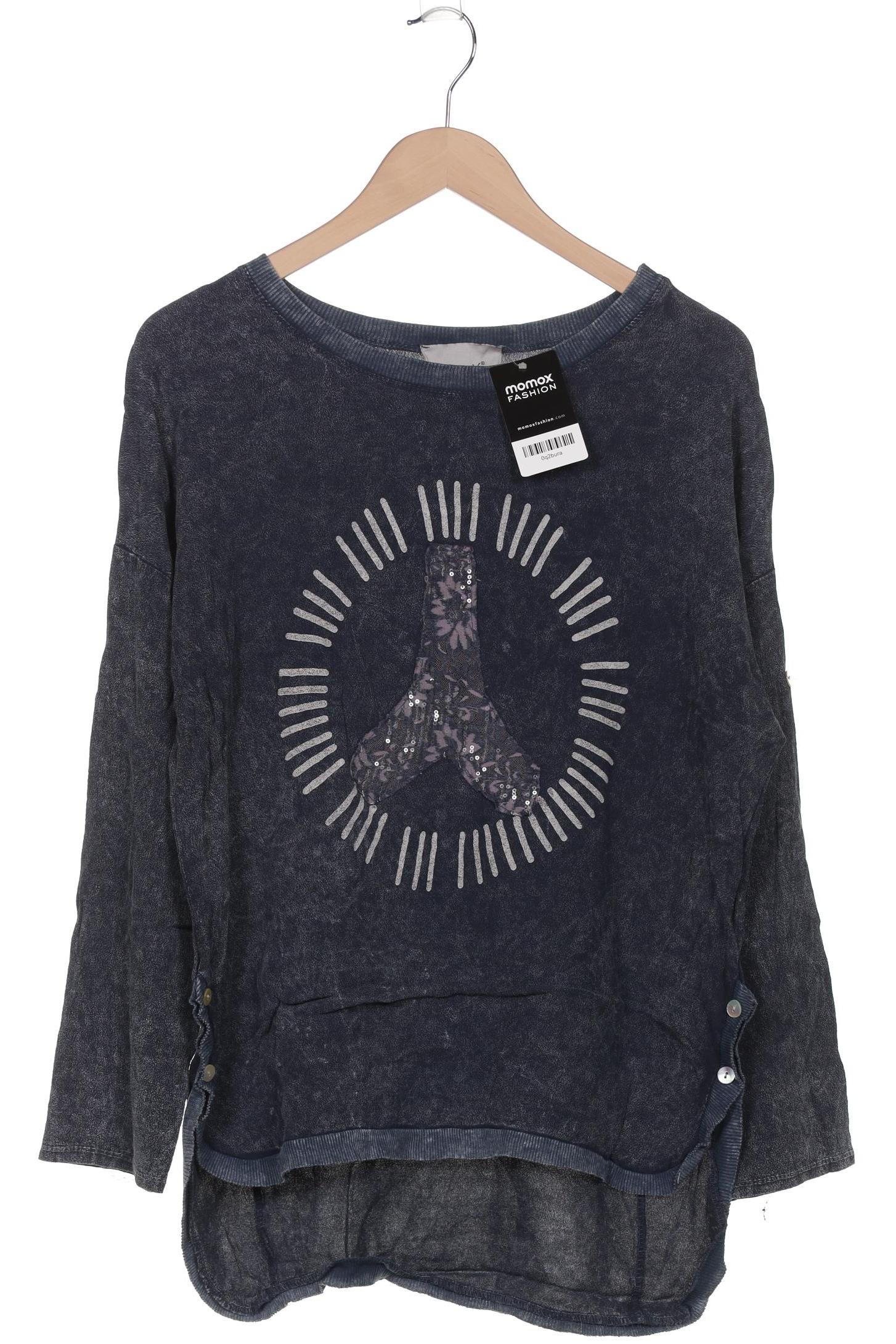 

iSILK Damen Langarmshirt, marineblau, Gr. 36