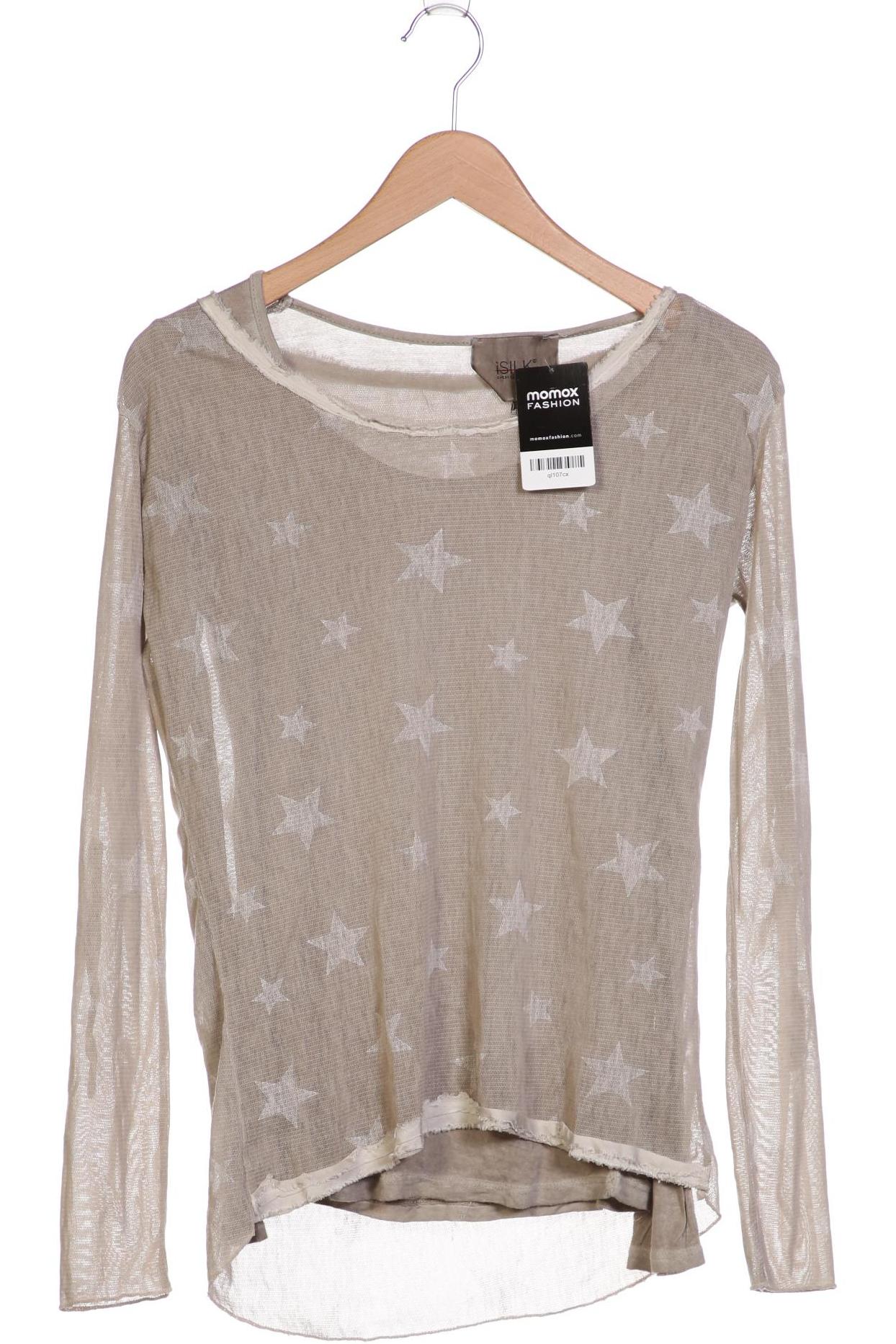 

iSILK Damen Langarmshirt, beige, Gr. 38
