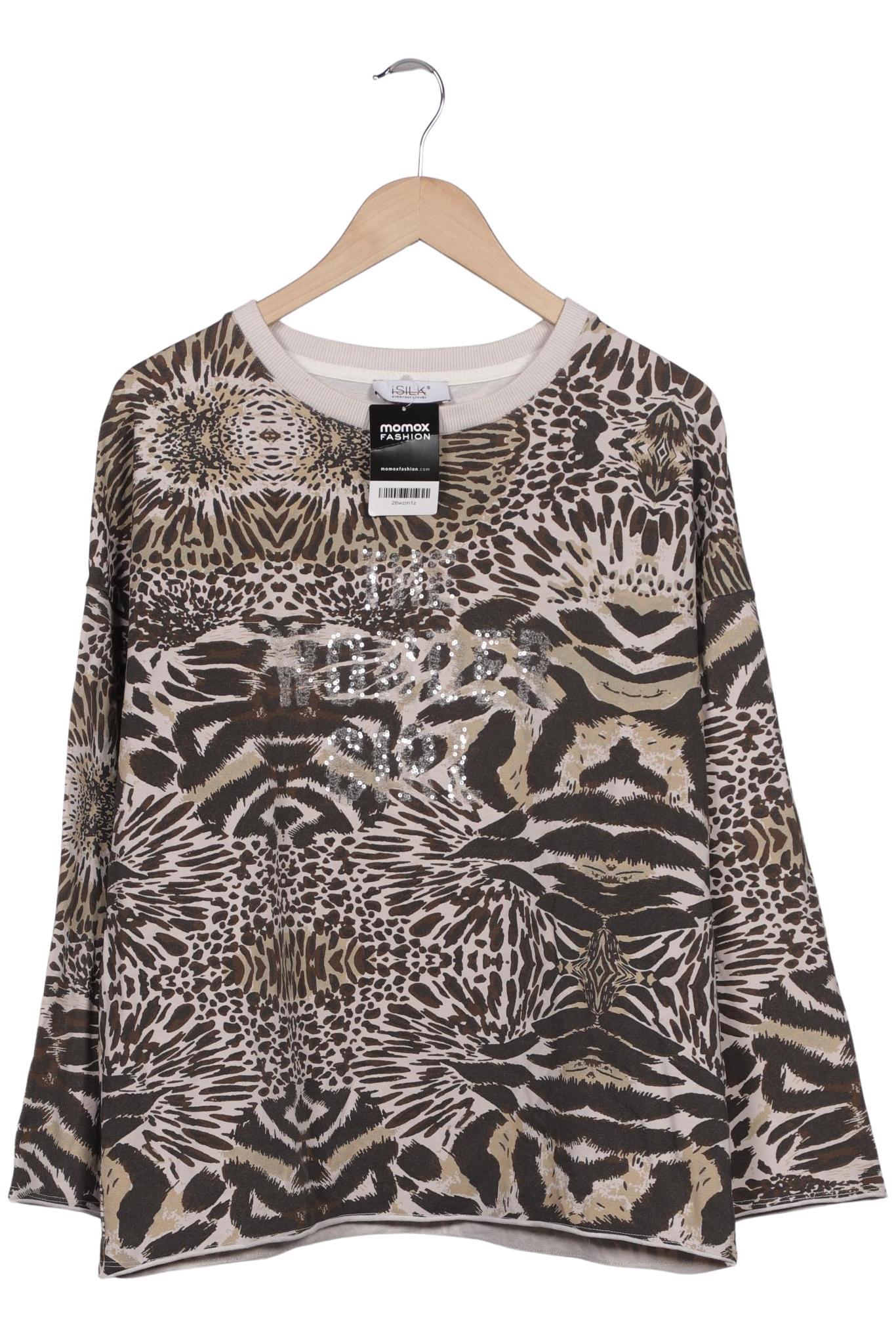 

iSILK Damen Langarmshirt, braun, Gr. 44