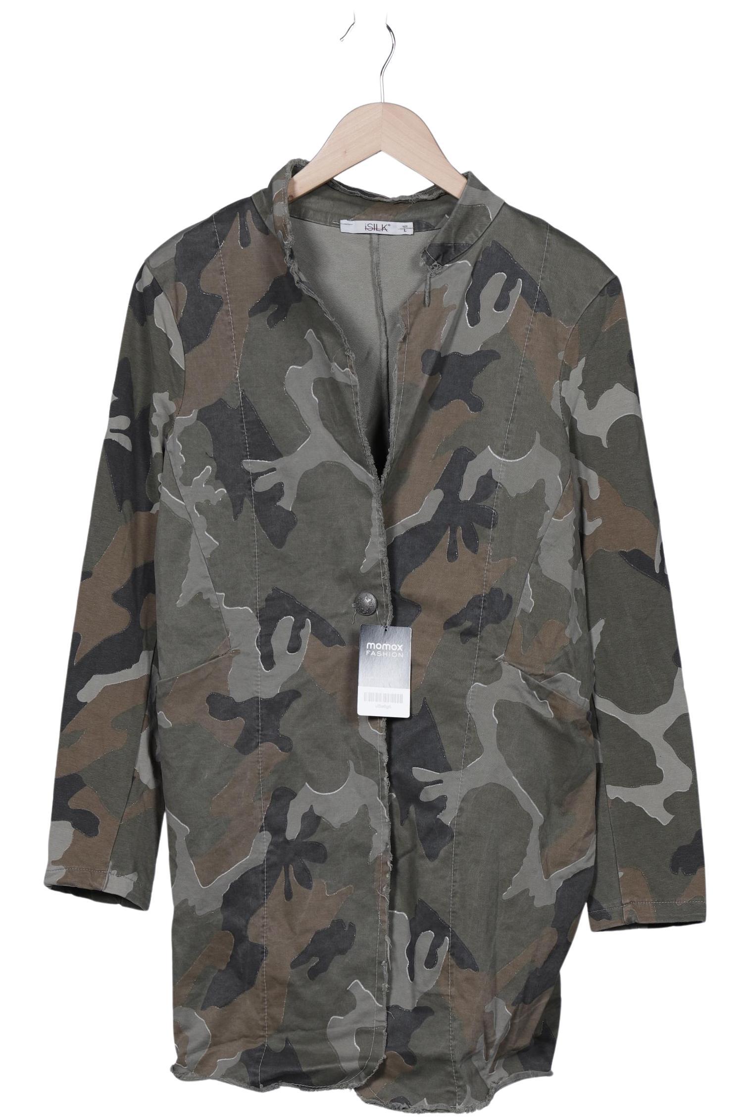 

iSILK Damen Mantel, grün, Gr. 42