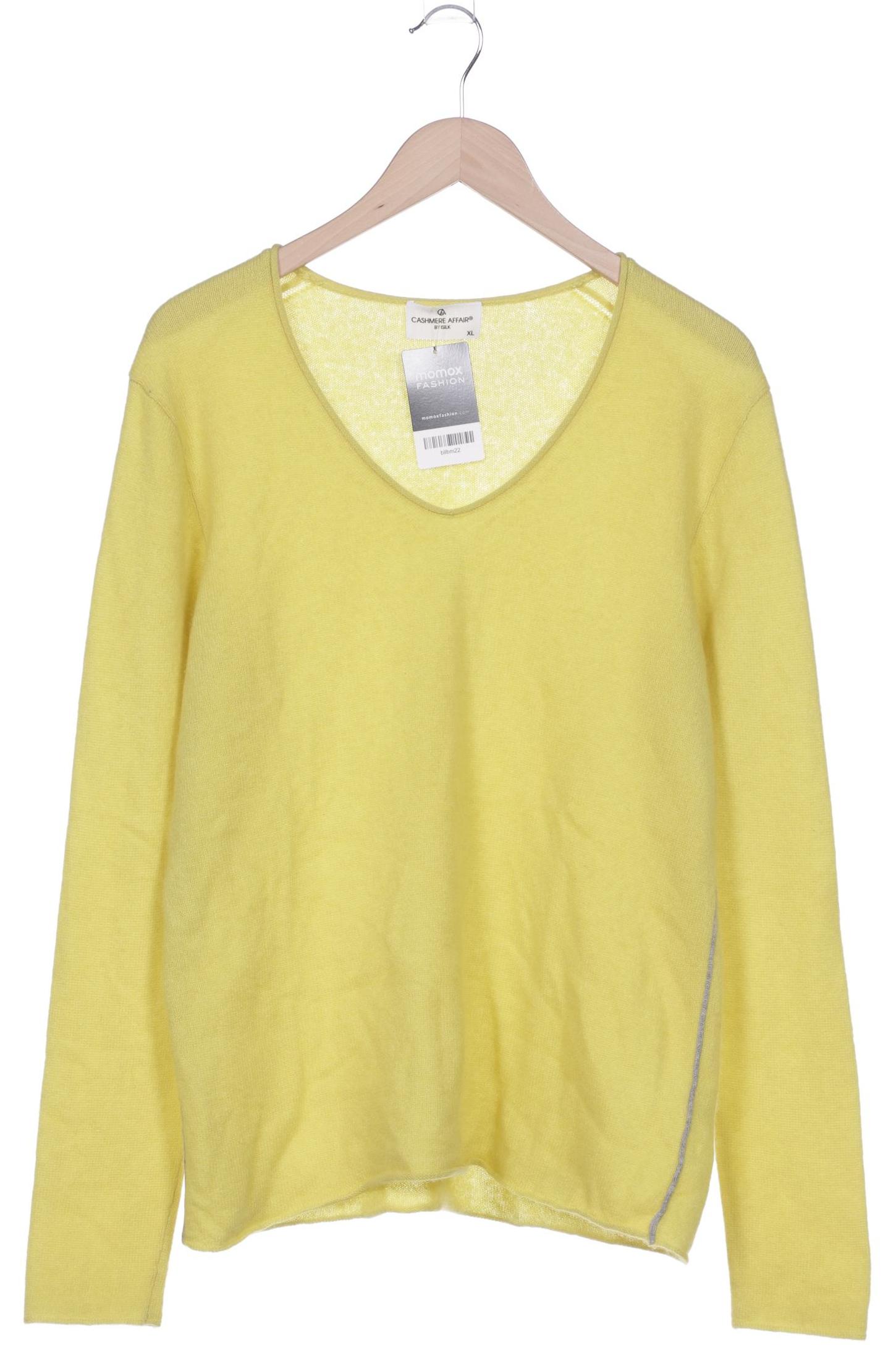 

iSILK Damen Pullover, gelb, Gr. 44