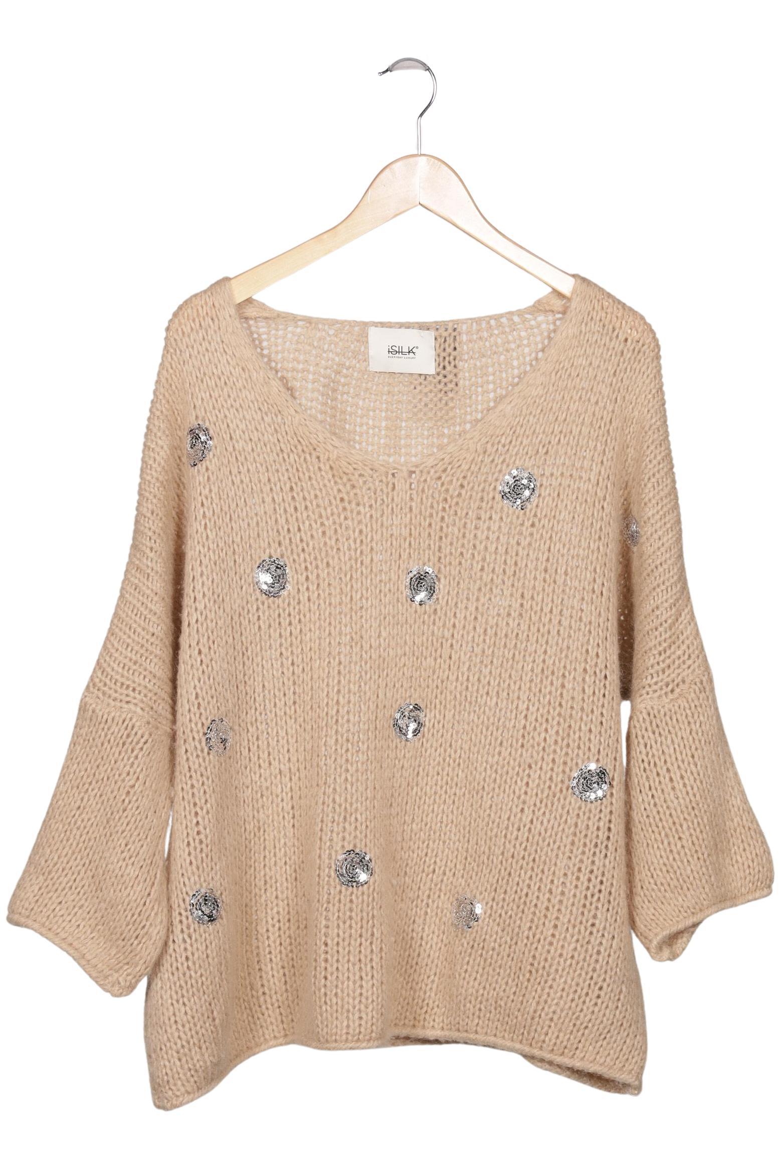 

iSILK Damen Pullover, beige, Gr. 38