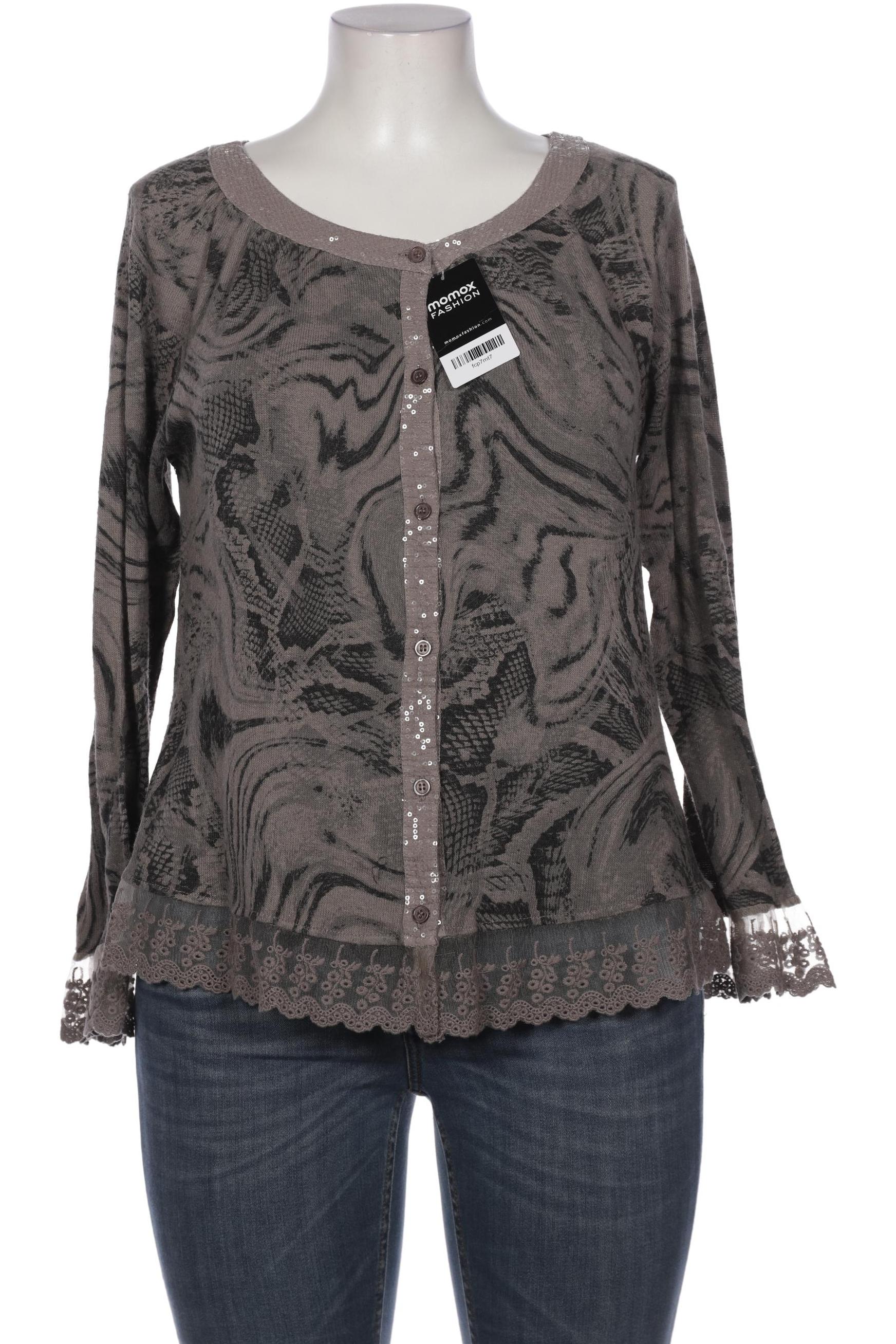 

iSILK Damen Strickjacke, braun, Gr. 44