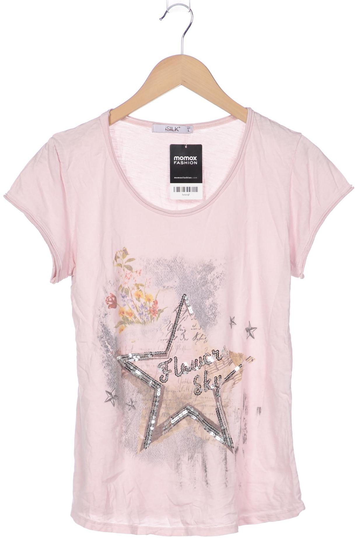 

iSILK Damen T-Shirt, pink, Gr. 42
