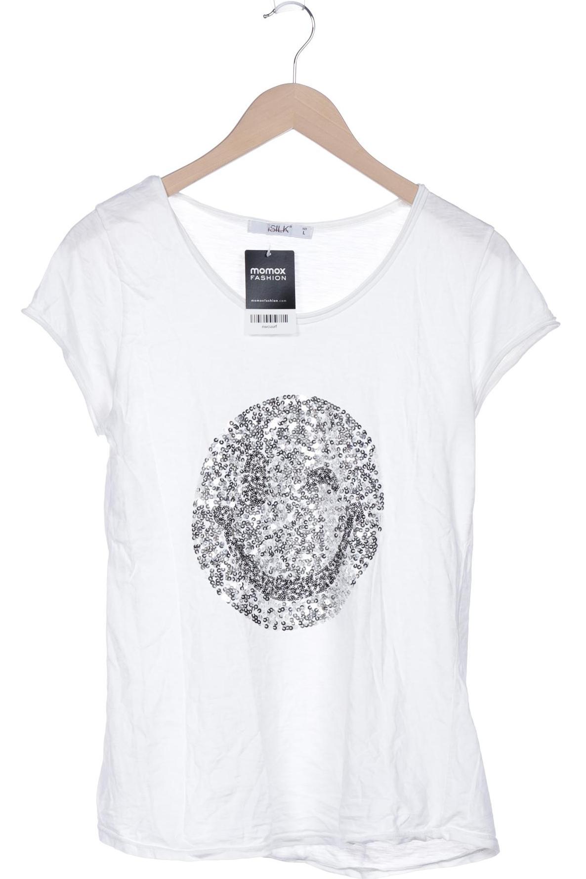 

iSILK Damen T-Shirt, weiß