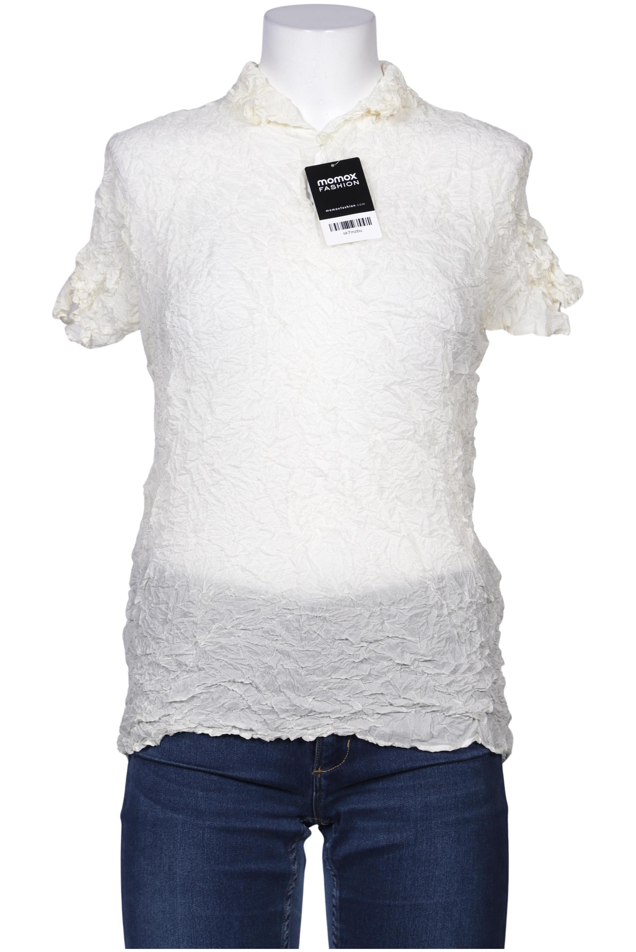 

Issey Miyake Damen Bluse, cremeweiß, Gr. 38