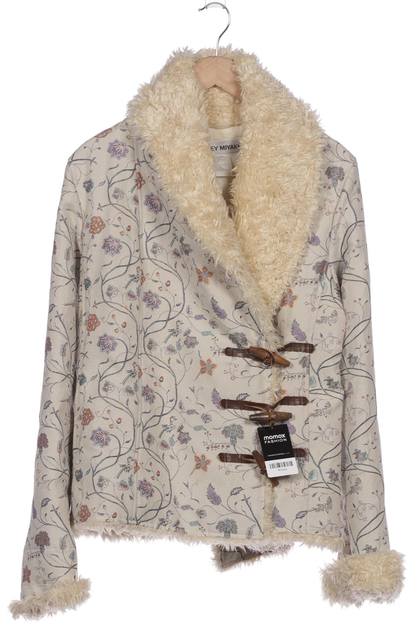 

Issey Miyake Damen Jacke, beige, Gr. 42