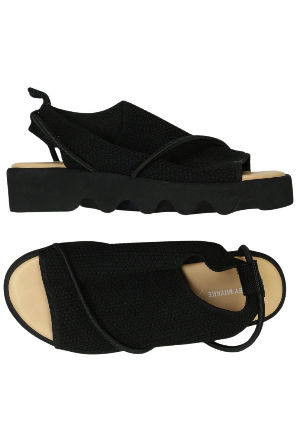 

Issey Miyake Damen Sandale, schwarz, Gr. 37