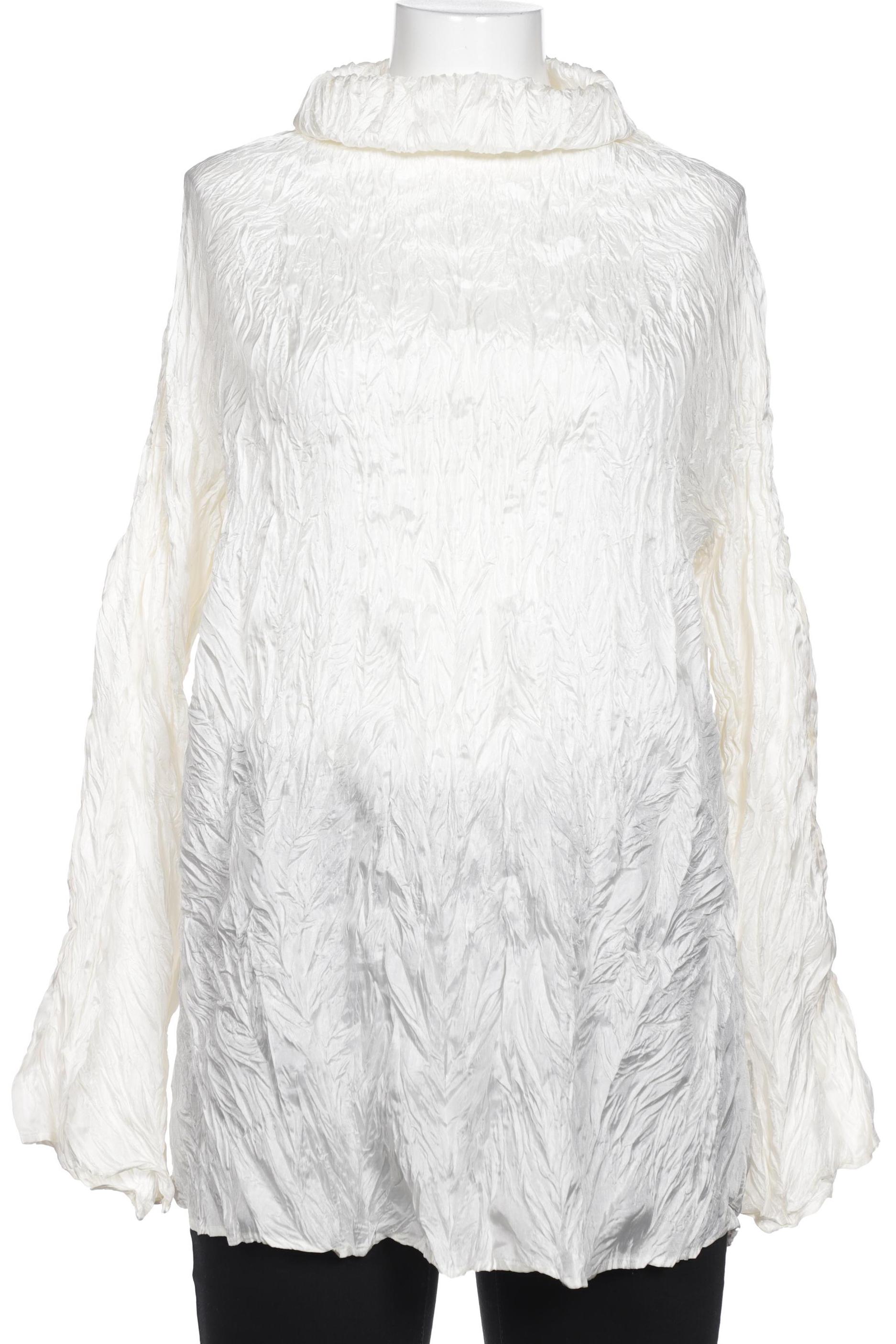 

Issey Miyake Damen Bluse, cremeweiß, Gr. 38
