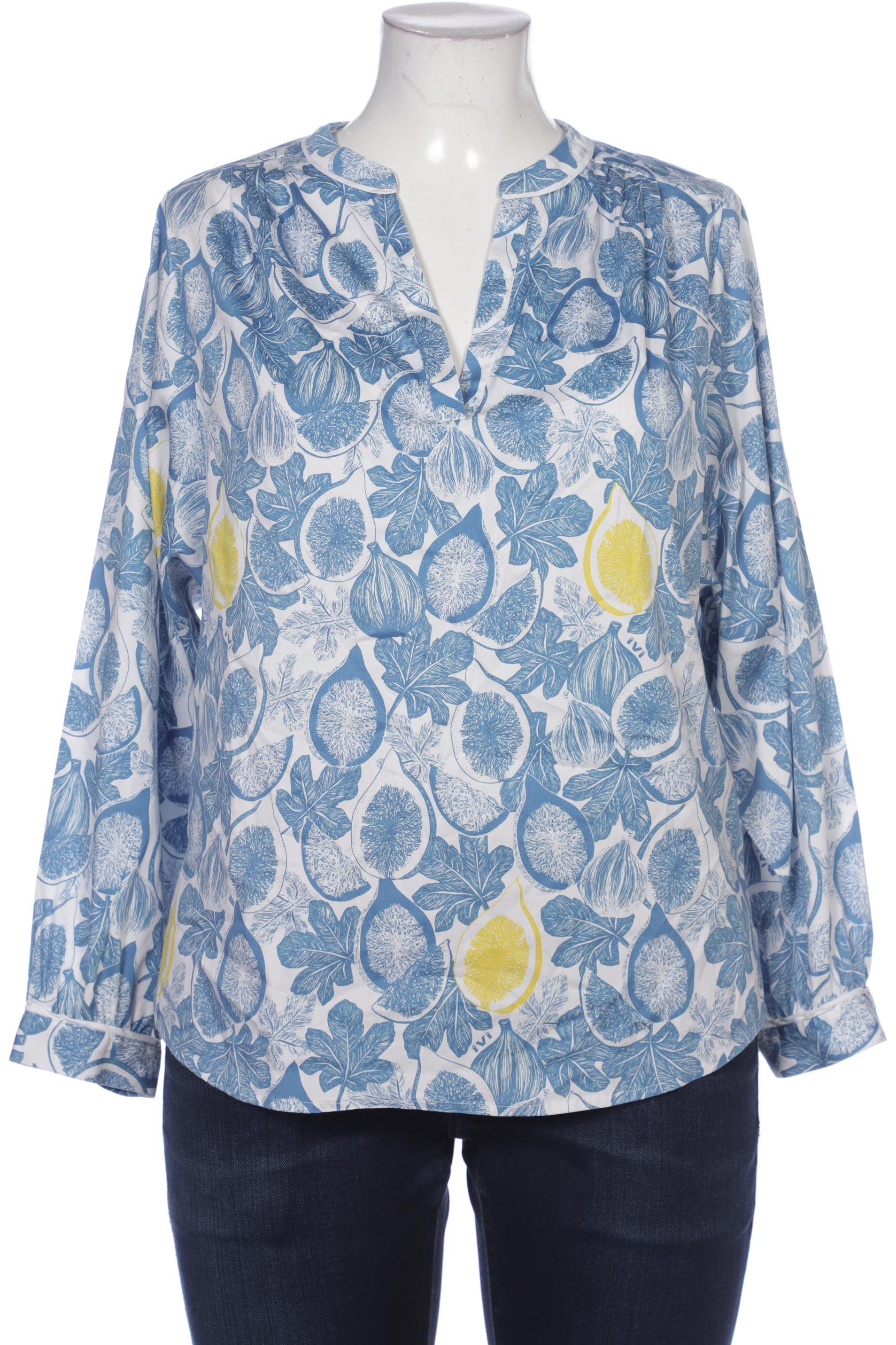 

IVI collection Damen Bluse, blau, Gr. 42