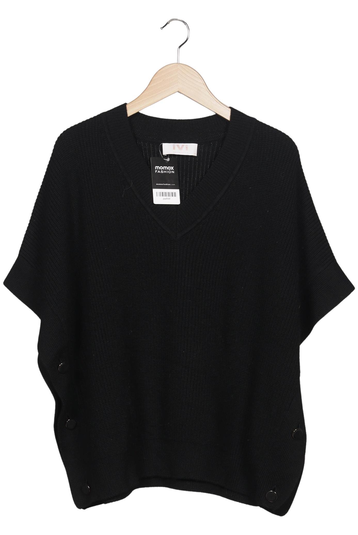 

IVI collection Damen Pullover, schwarz, Gr. 36