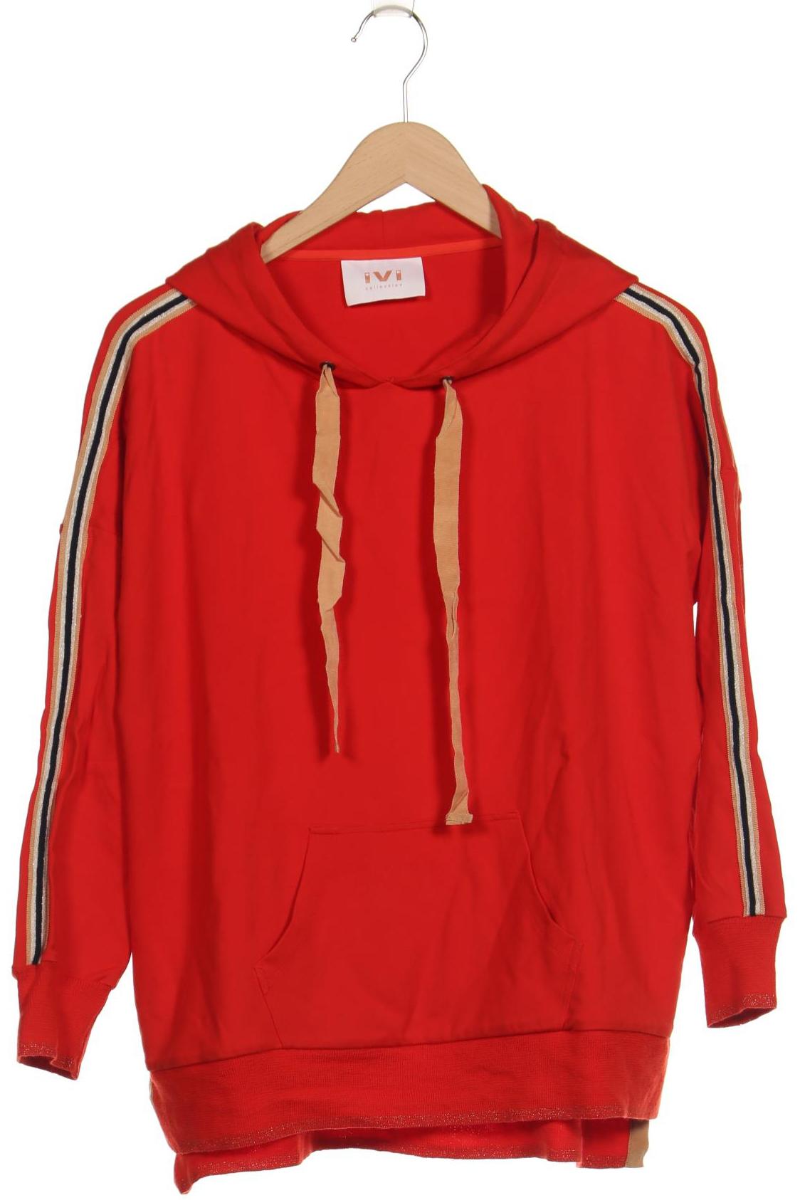

IVI collection Damen Kapuzenpullover, rot, Gr. 38
