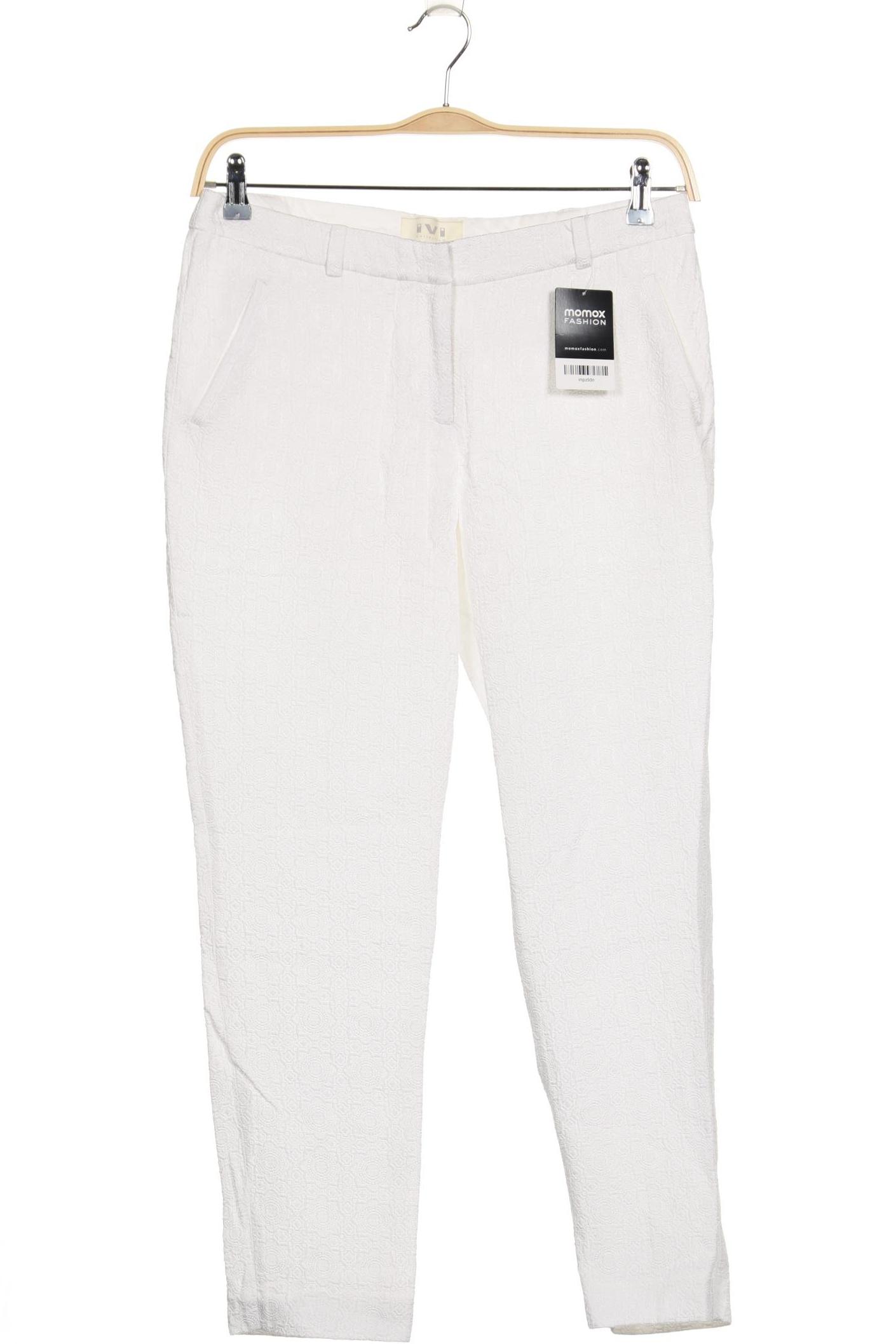 

IVI collection Damen Stoffhose, weiß, Gr. 38