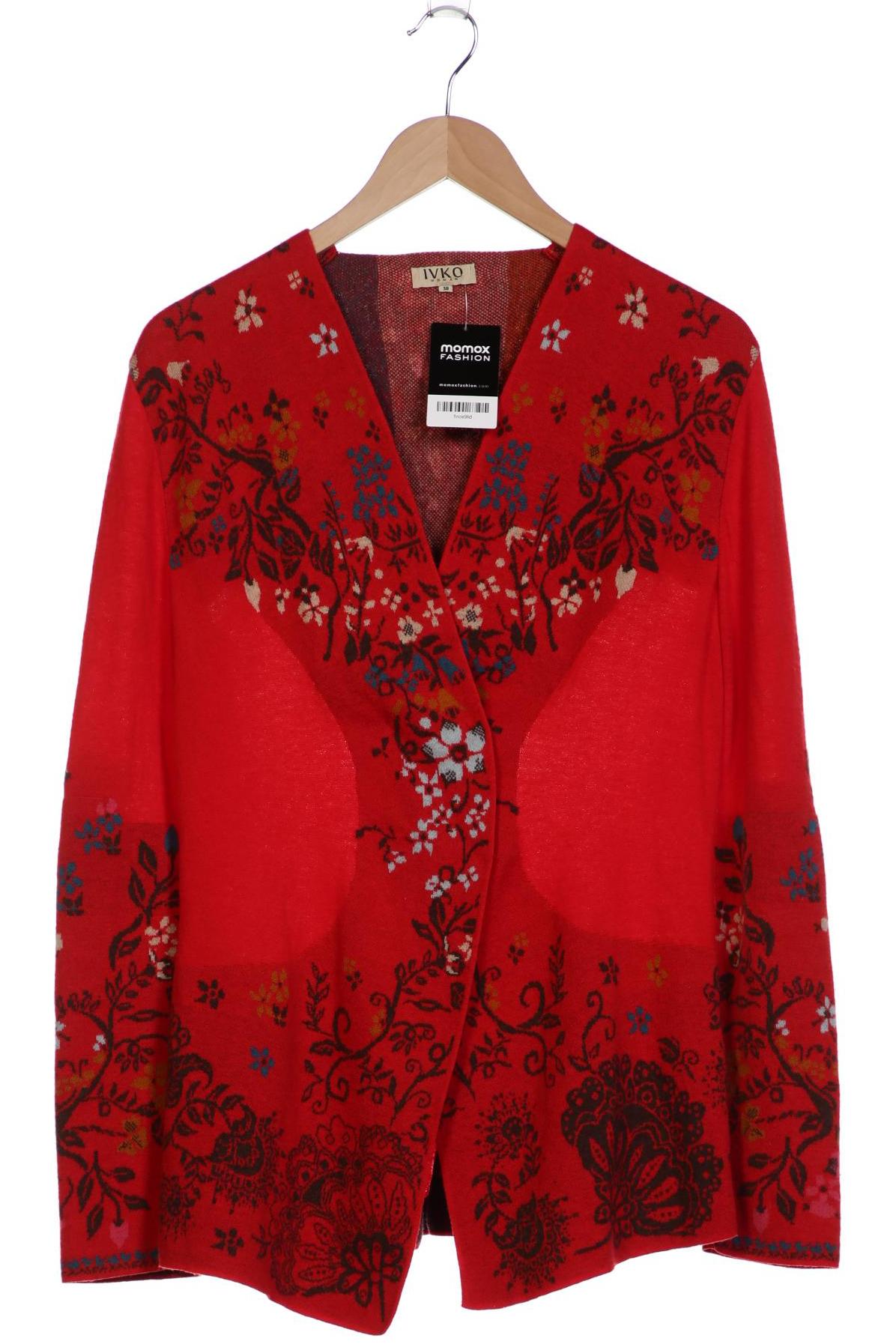 

Ivko Damen Strickjacke, rot, Gr. 38