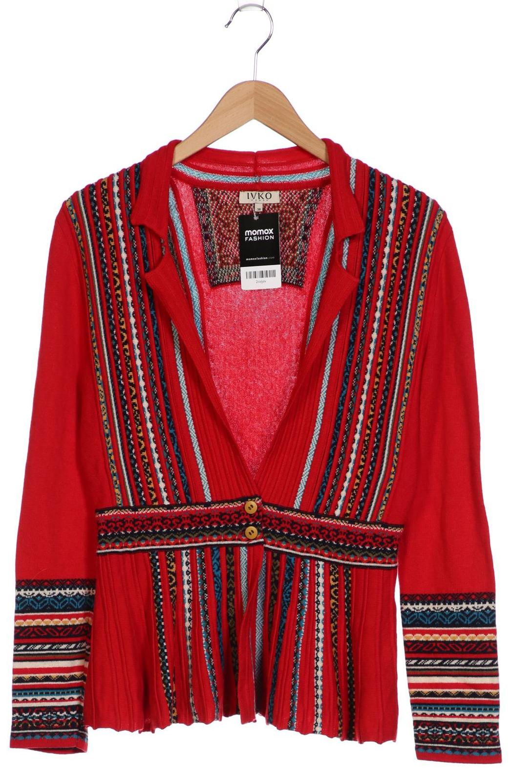 

Ivko Damen Strickjacke, rot, Gr. 38
