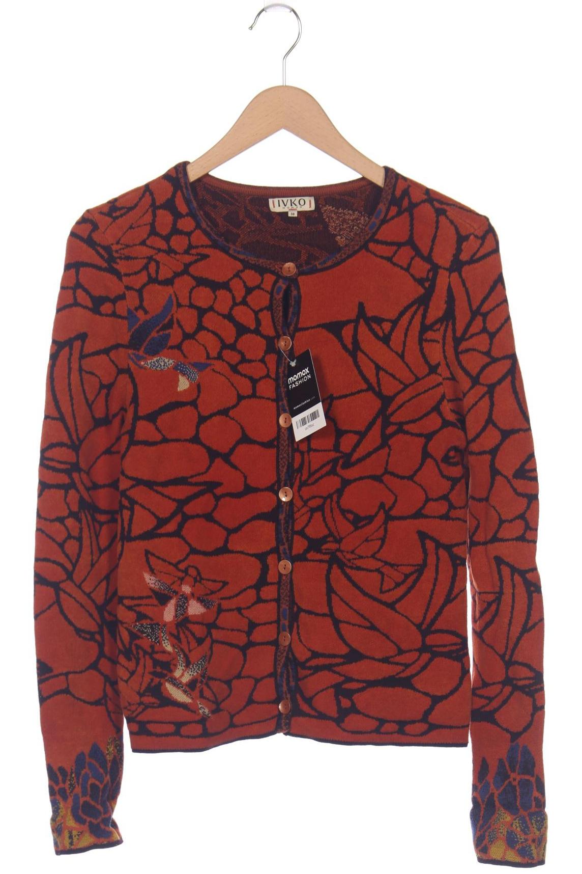 

Ivko Damen Strickjacke, orange, Gr. 38