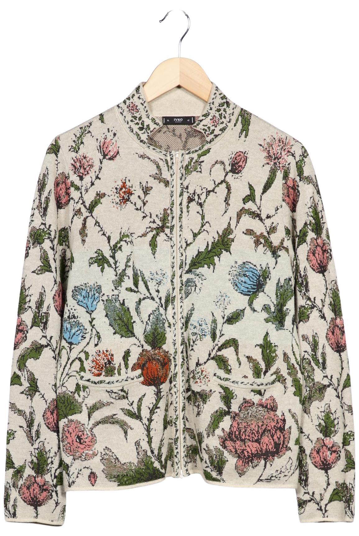 

Ivko Damen Strickjacke, beige, Gr. 42