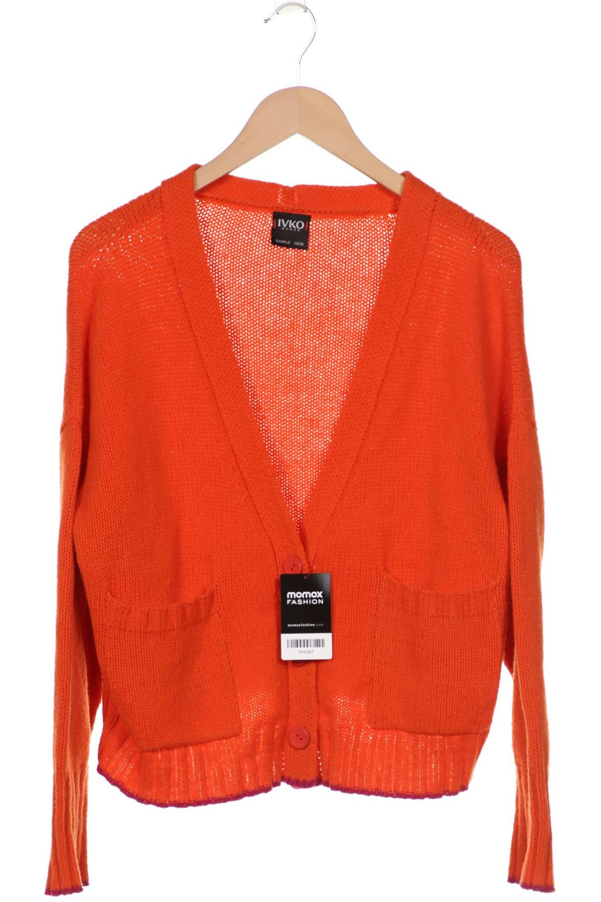 

Ivko Damen Strickjacke, orange, Gr. 36