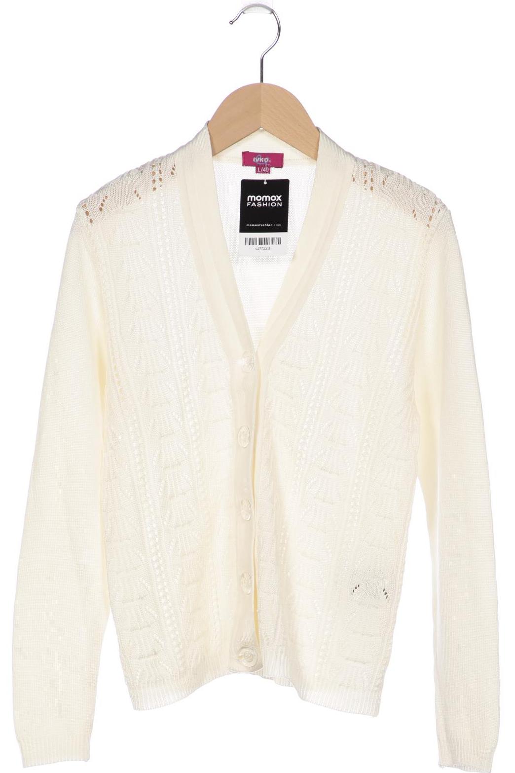 

IVKO Damen Strickjacke, cremeweiß