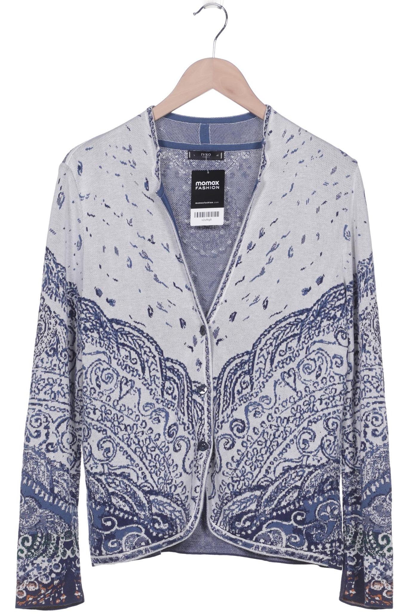 

IVKO Damen Strickjacke, blau