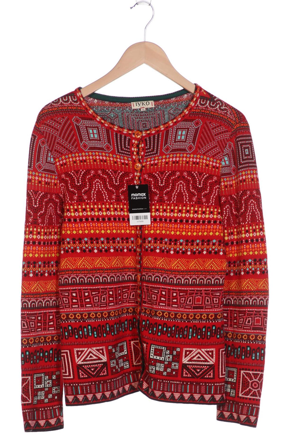 

Ivko Damen Strickjacke, rot, Gr. 42