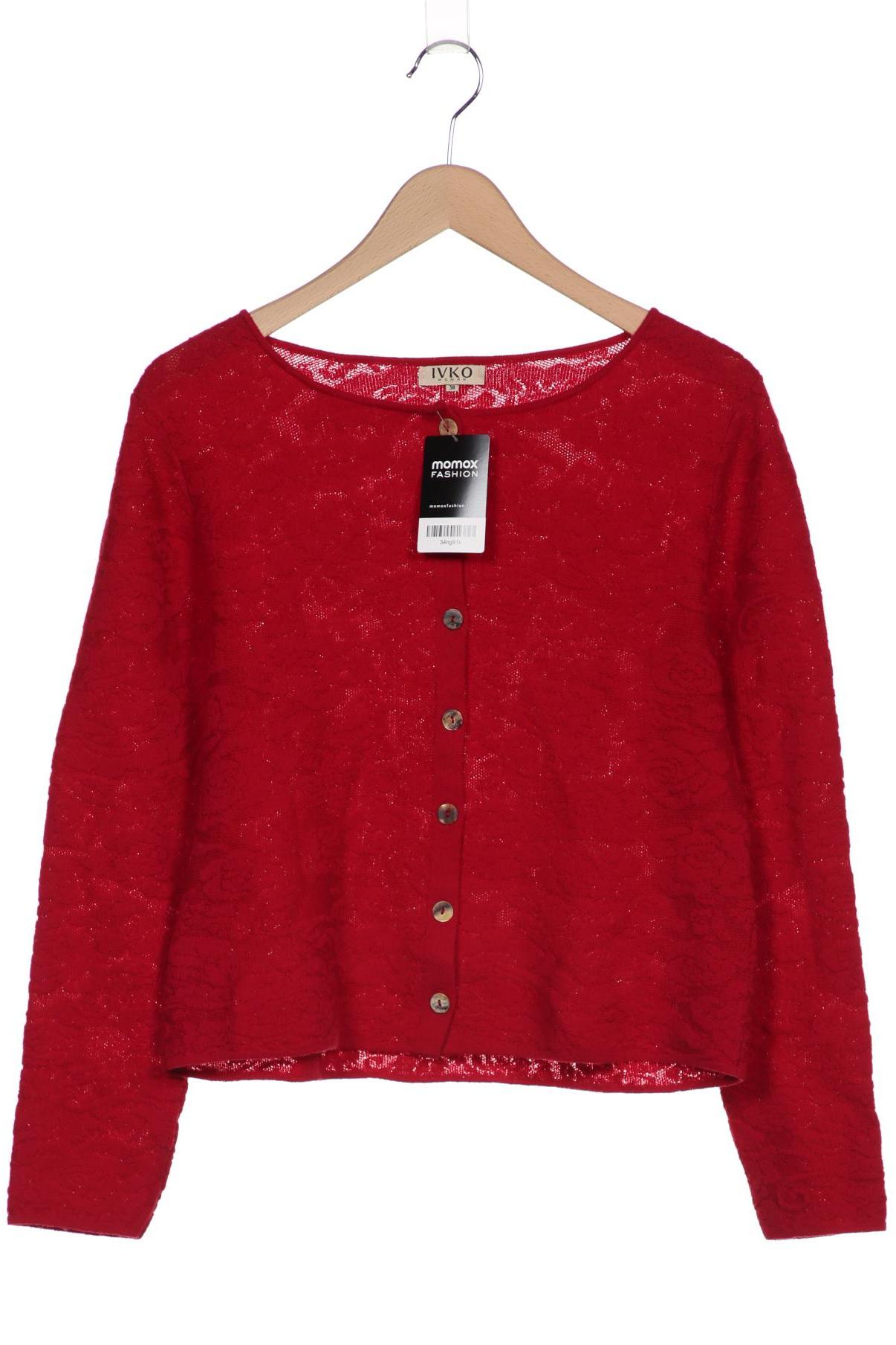

Ivko Damen Strickjacke, rot, Gr. 38