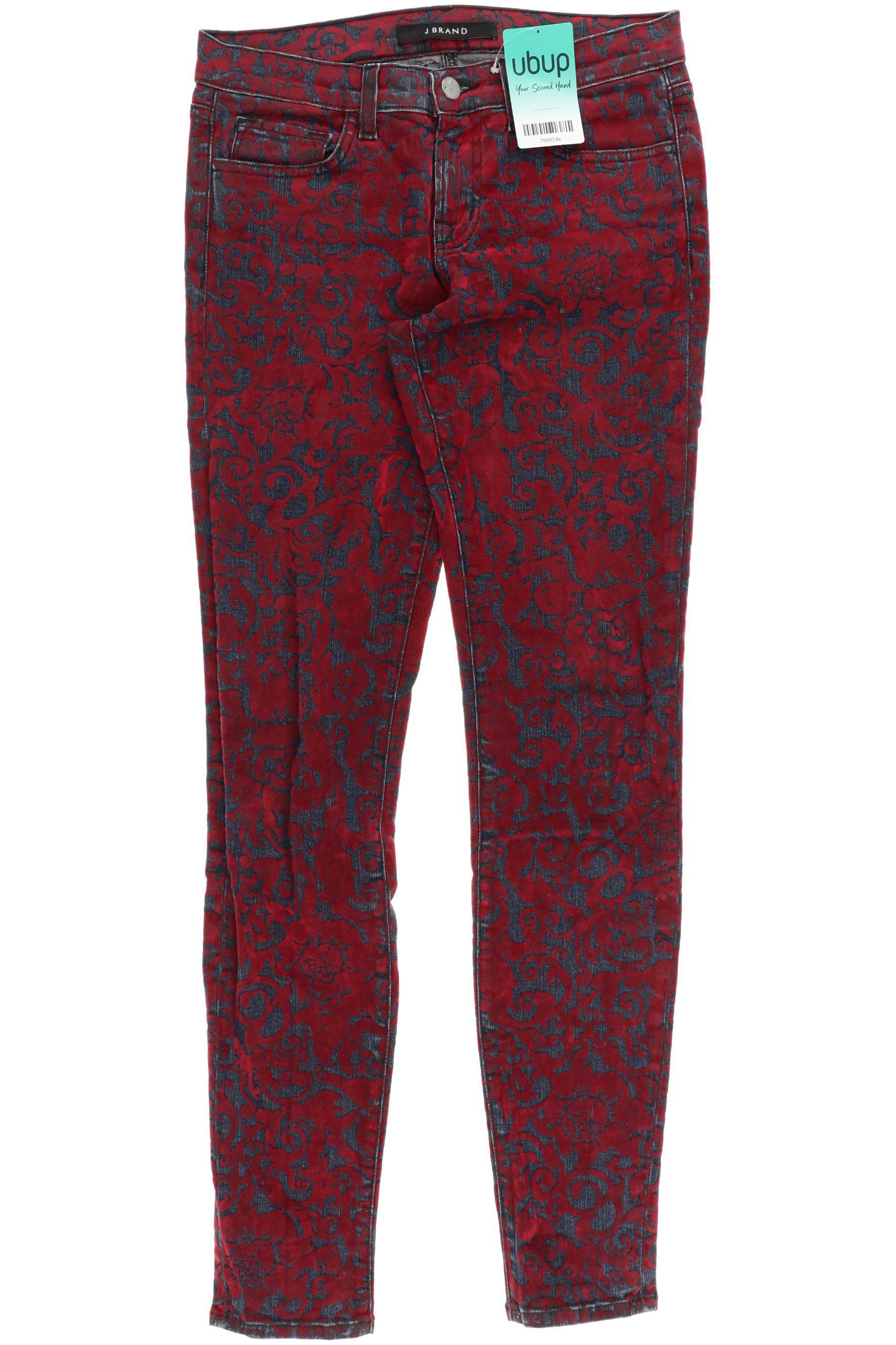 

J Brand Damen Jeans, rot, Gr. 25