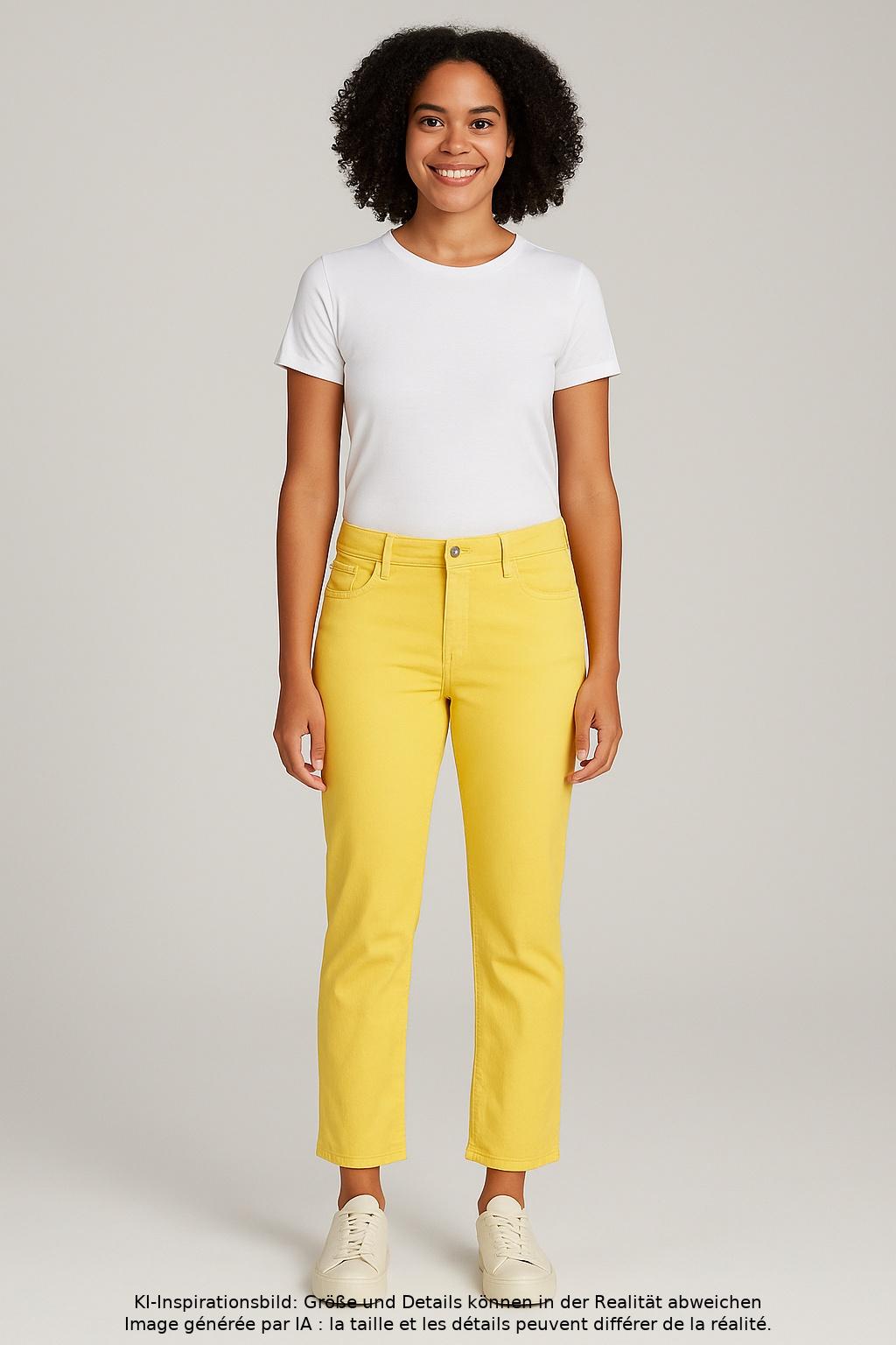 

J Brand Damen Jeans, gelb, Gr. 31