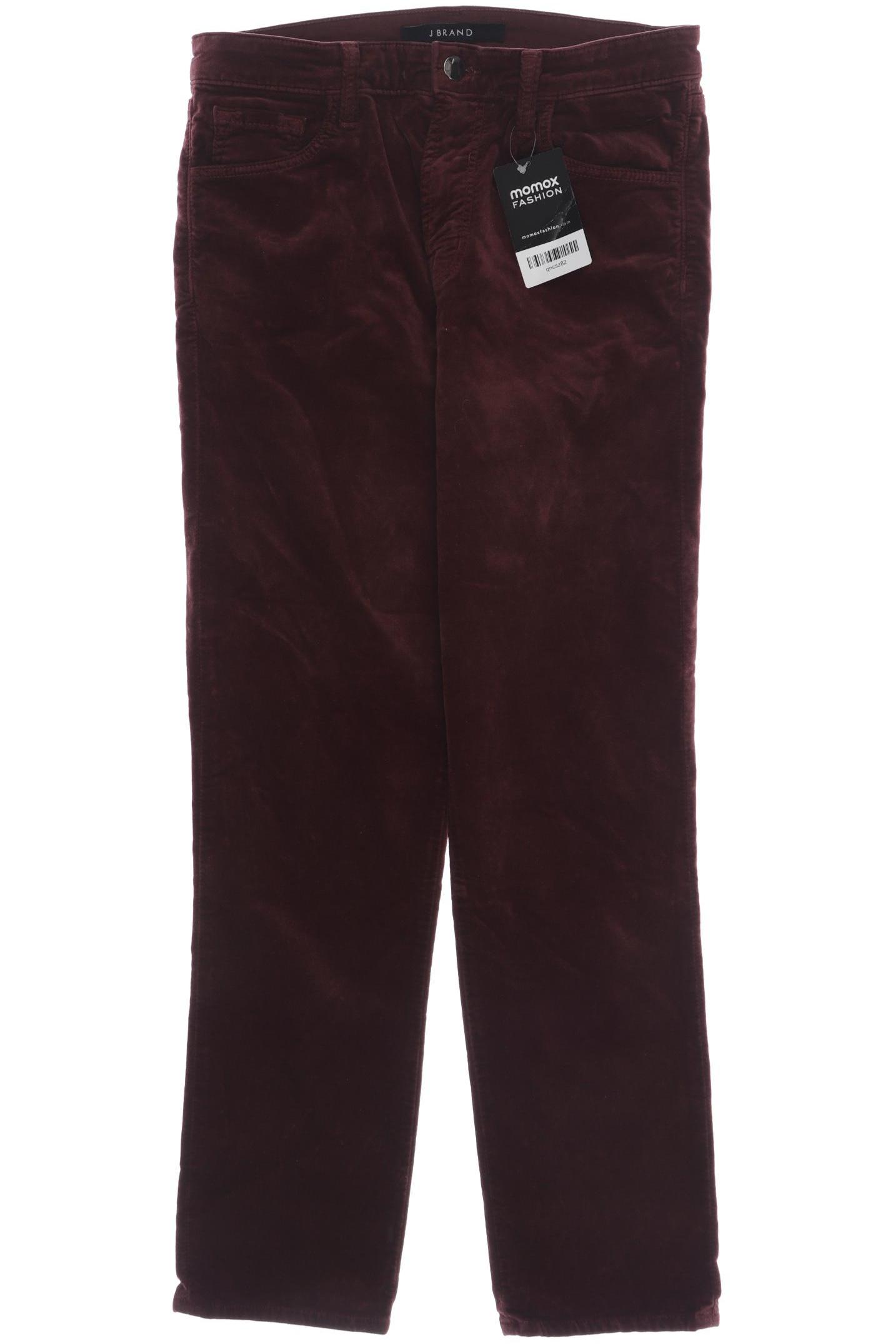 

J Brand Damen Stoffhose, bordeaux