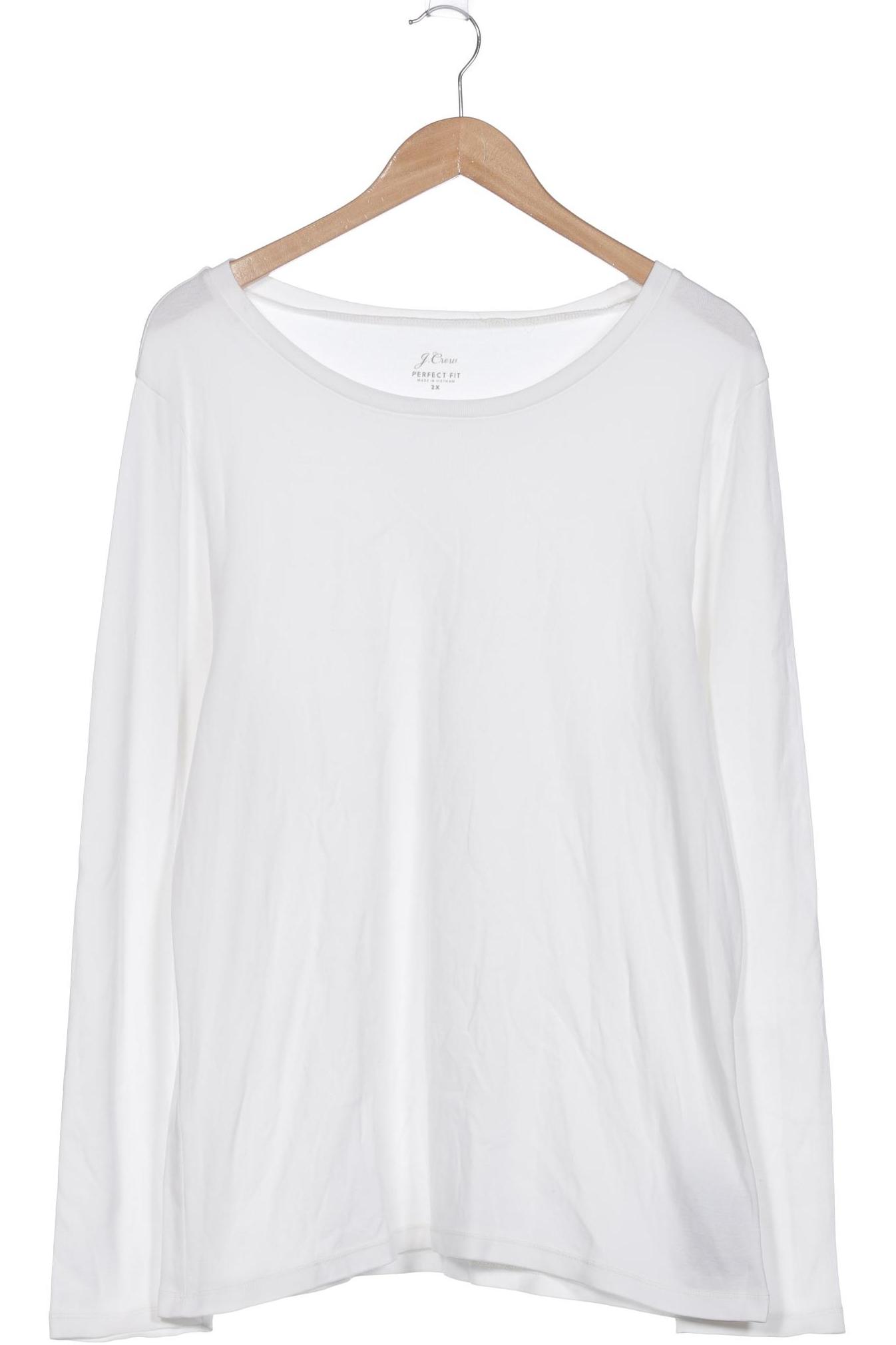 

J.Crew Damen Langarmshirt, weiß, Gr. 46
